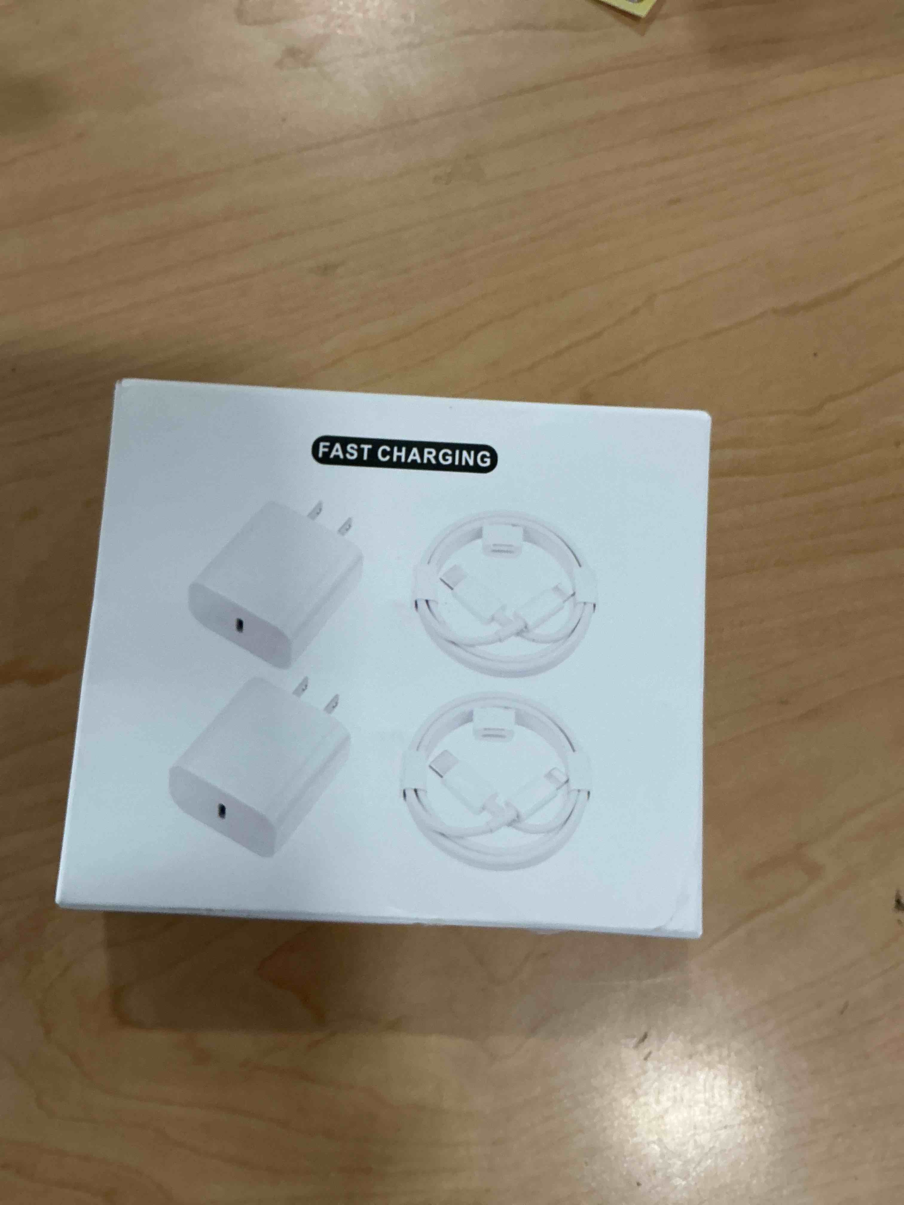 Condition photo showing New/Like New for iPhone Charger Fast Charging,[MFi Certified] 2Pack 20W Type C Fast Charger Block with [10FT&6FT] USB C to Lightning Cable Compatible for iPhone 14/13/12/11 Pro Max/Xs Max/XR/X,iPad White