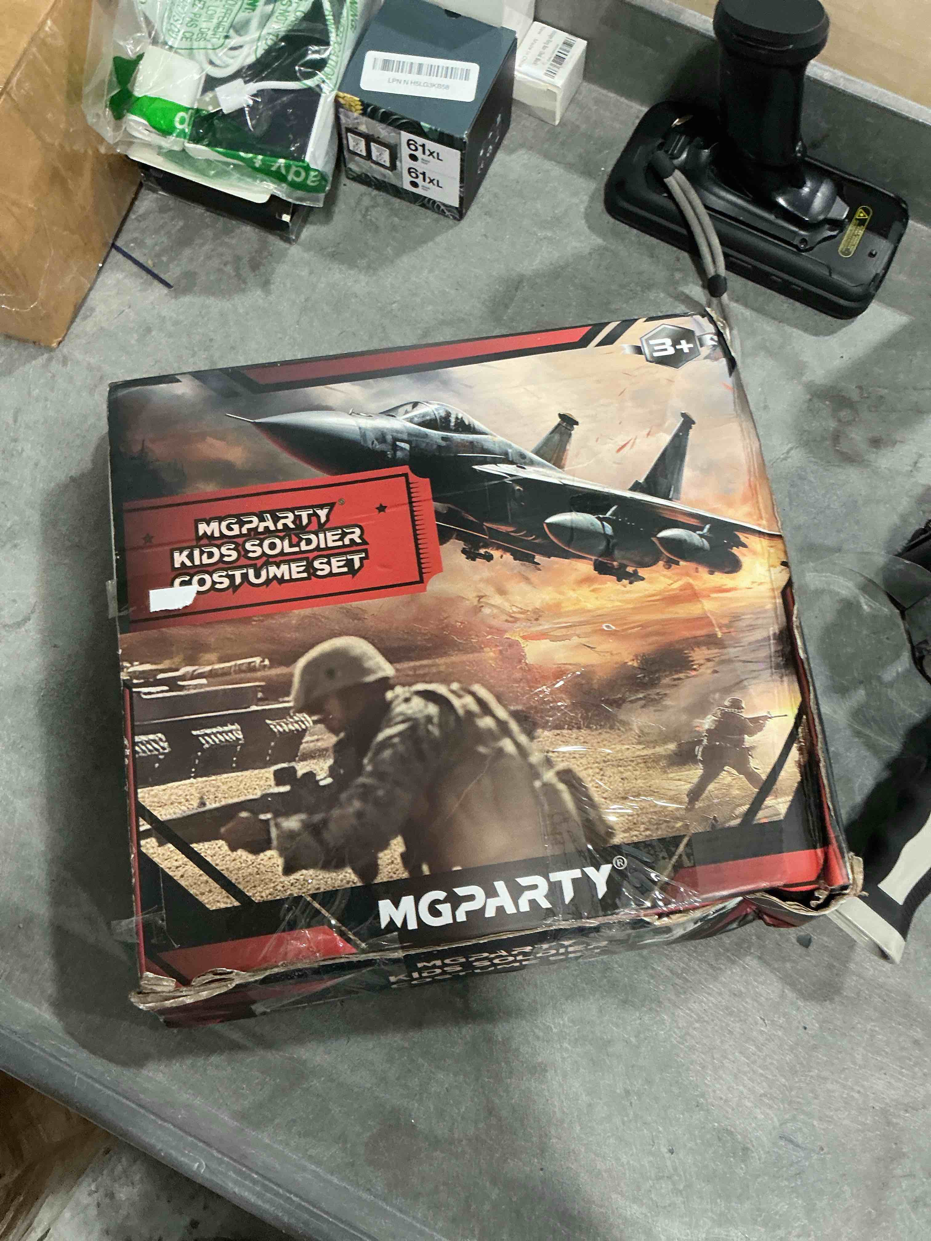 MGparty Halloween Costume for kids, Soldier Costumes for Boys Kids with Toy Accessories for Hallowee