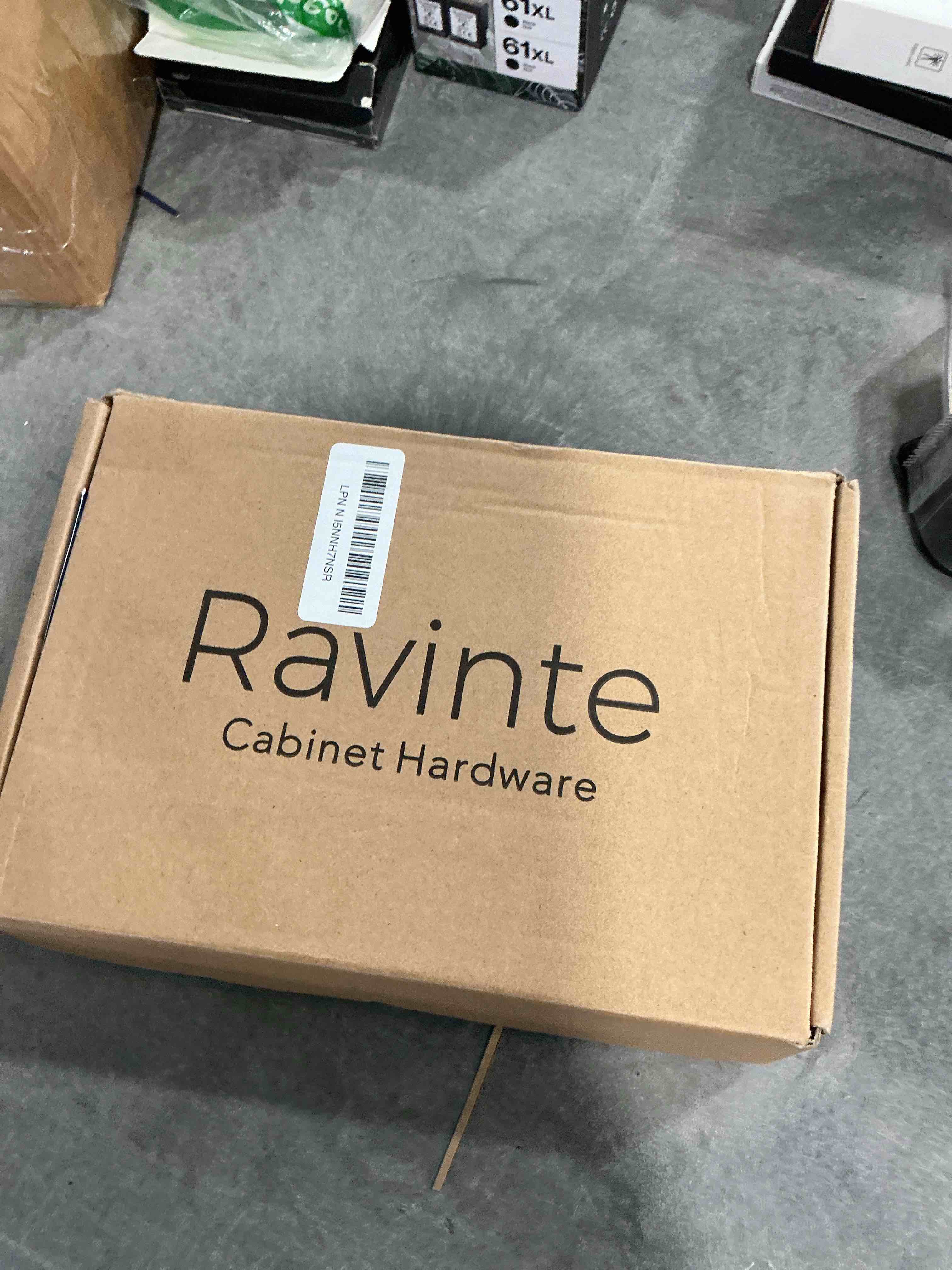 Ravinte Cabinet Handles Solid Slim Champagne Bronze 30 Pack 5 Inch Hole Center Square Bar Drawer Han