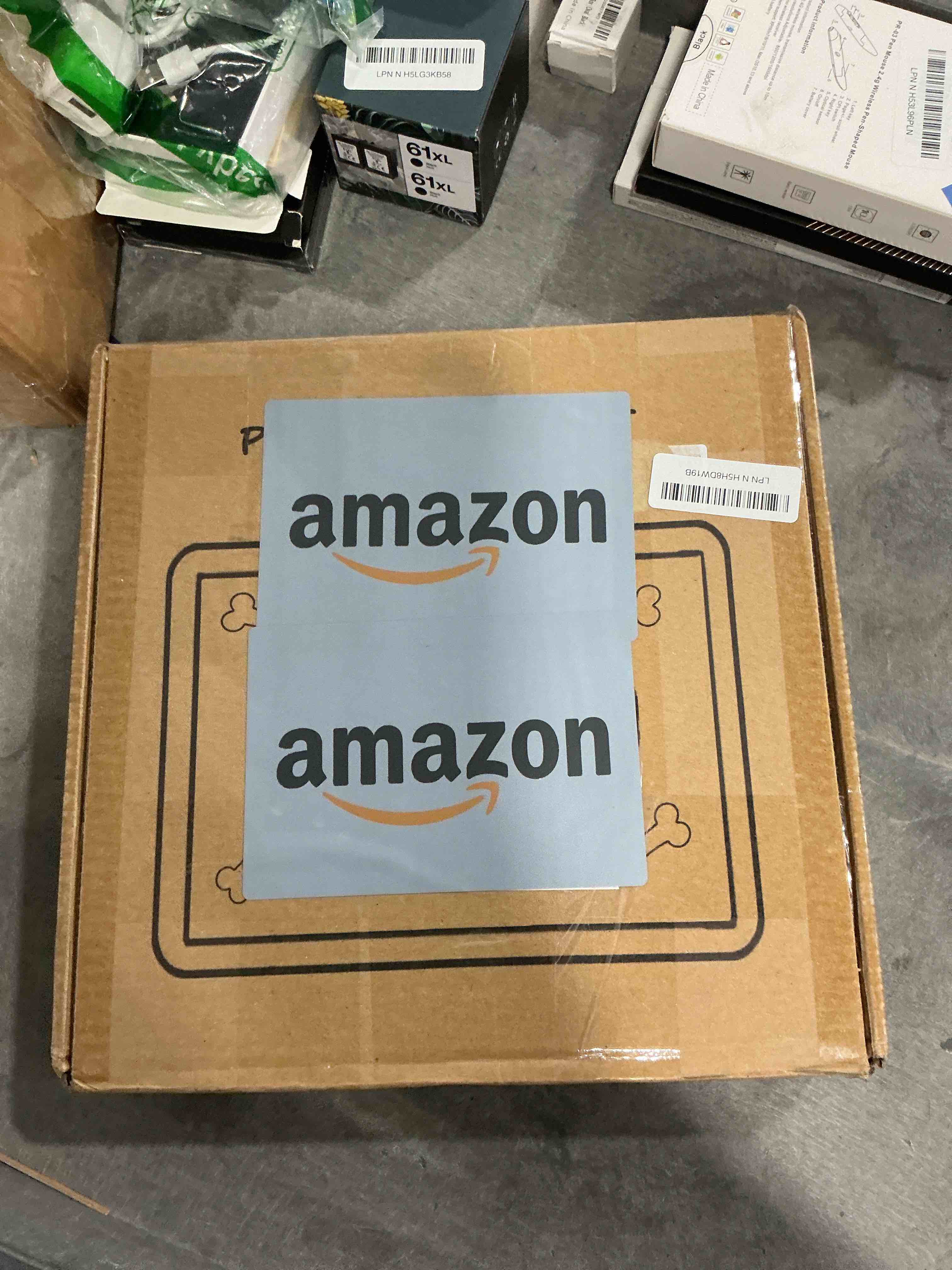 Dog Food Mat, 36" x 24" Extra Large Absorbent Dog Mat for Food and Water, Non Skid Cat Bowl Mat, No 