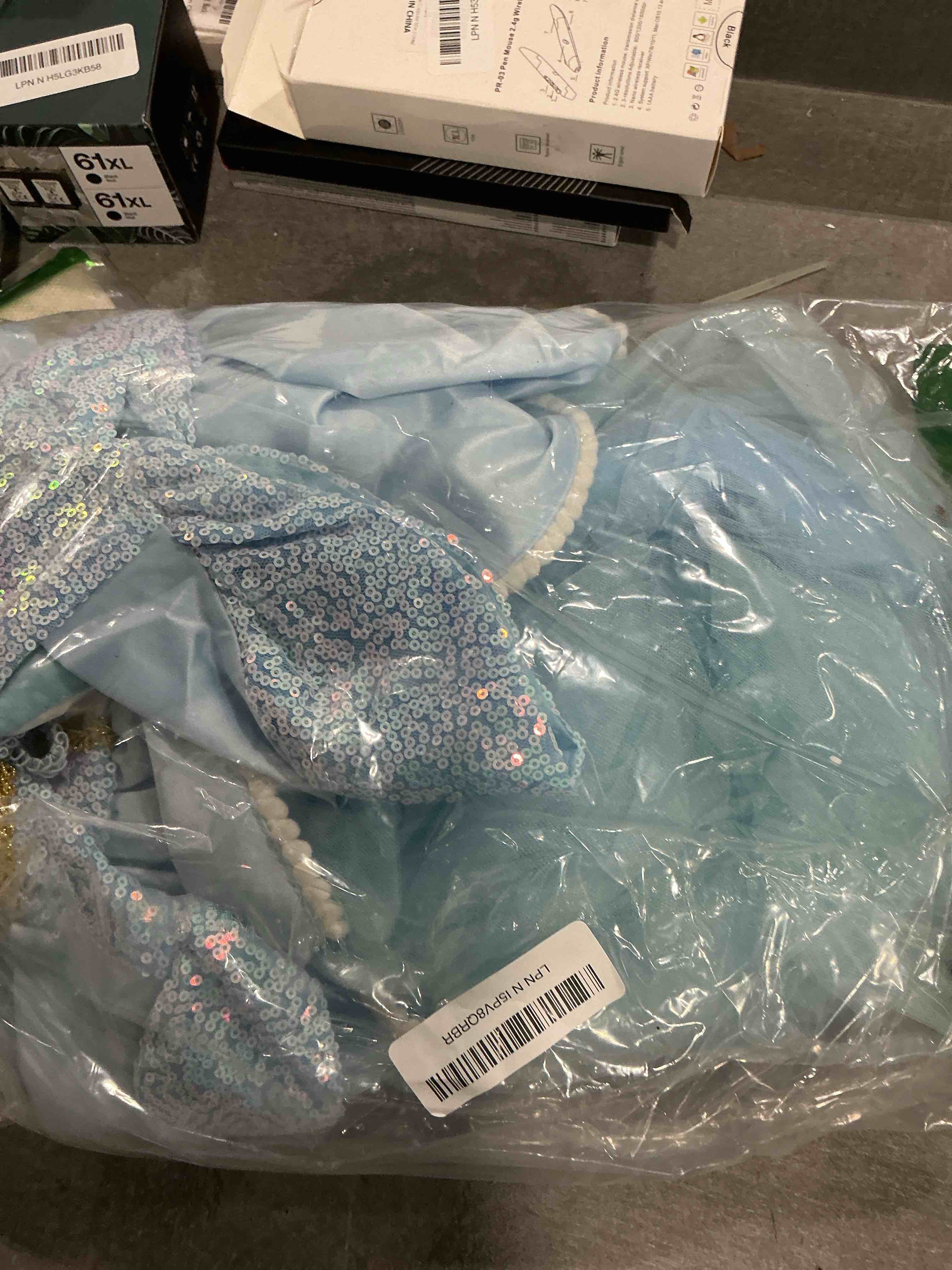 bibeikele Princess Costume for Girls Dress UP Outfit 4-5Years(C08-110)