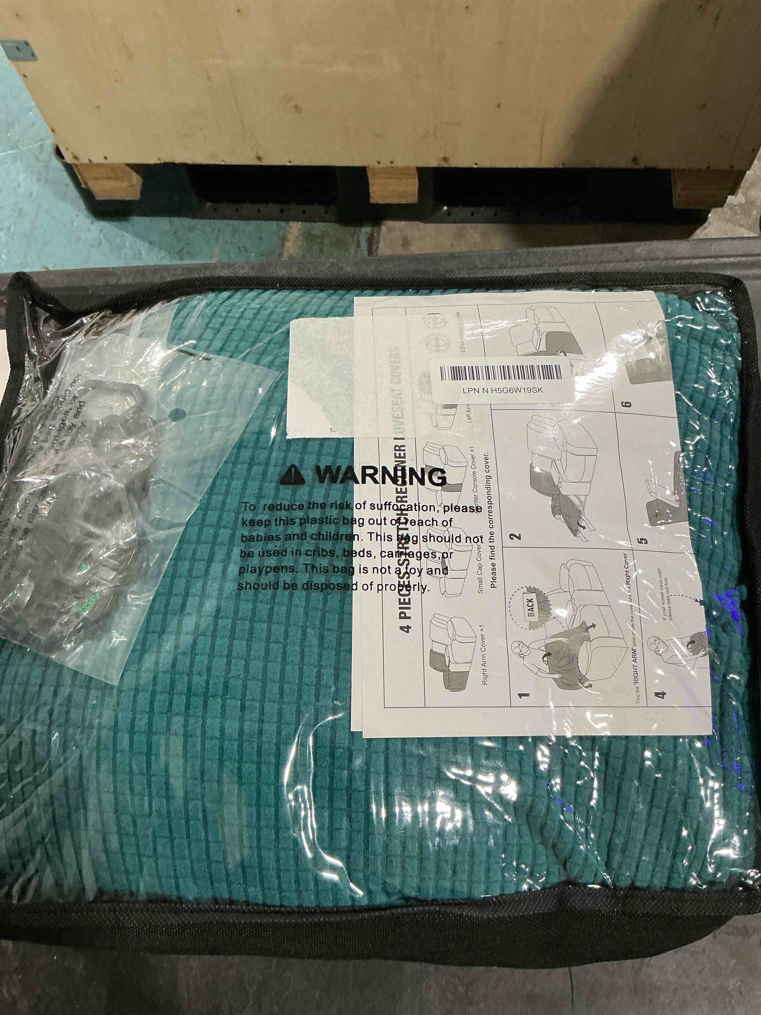 TAOCOCO Loveseat Recliner Cover with Middle Console, Stretch Loveseat Cover for 2 Seat Recliner Couc