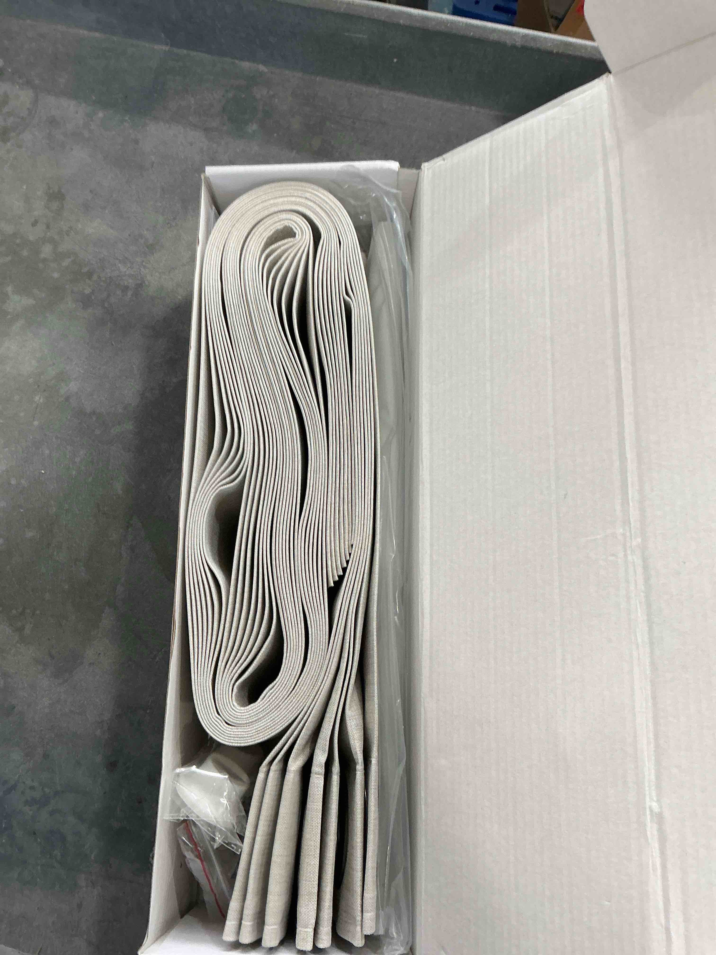 AJAZZ 100% Blackout Accordion Door Curtains Magnetic Door Curtain Blackout Curtains for Bedroom, Doo