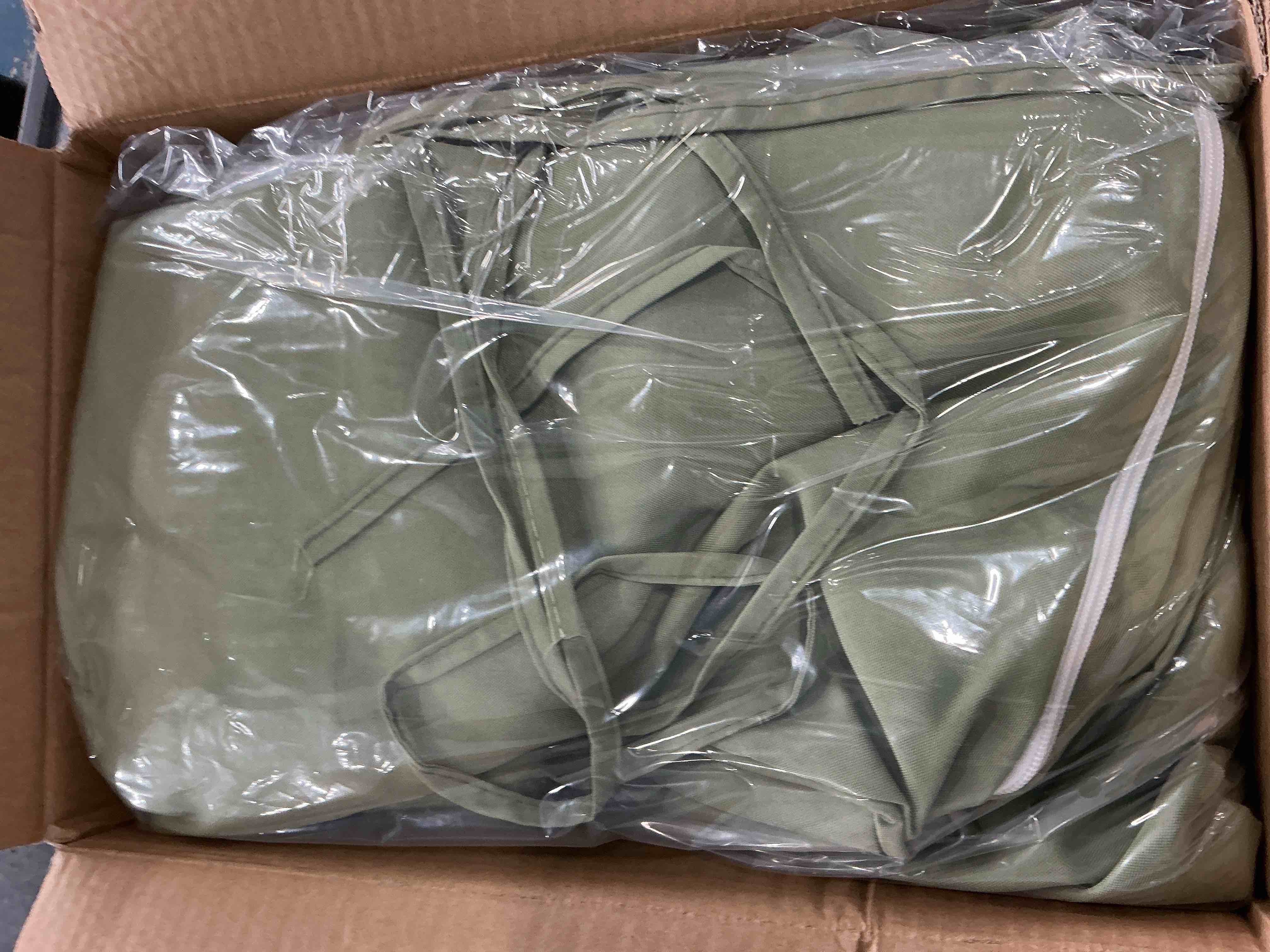 9 Pack Patio Cushion Covers Outdoor Patio Cushions Covers Replacement Waterproof with Zipper for 5 P