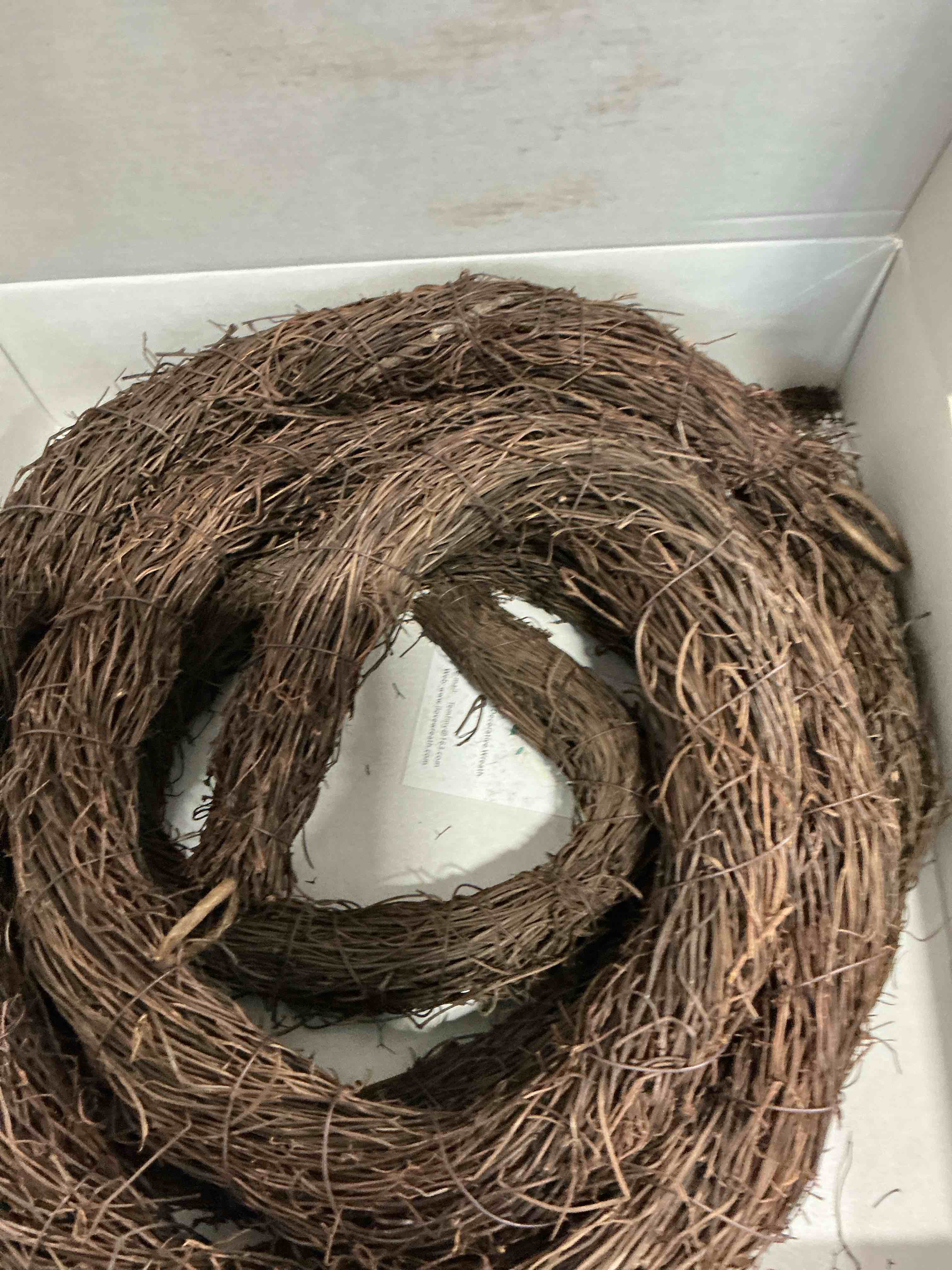 2 PCS Grapevine Garland - DIY Crafts Natural Grapevine Twig Vines, 15 Feet Vines Garland Wreaths for Wedding House Holiday Door Vase Wall Decor