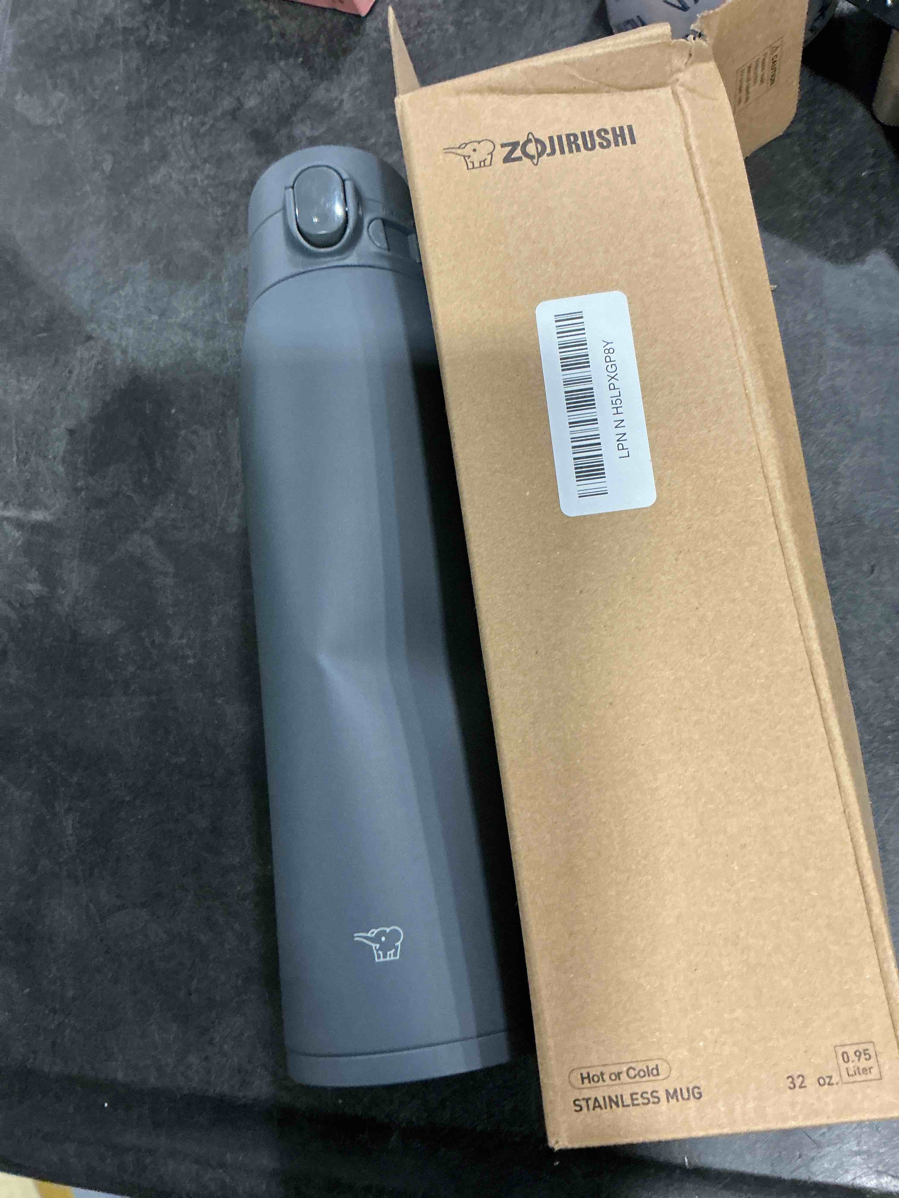 zojirushi sm-vh95-hm gocafe insulated stainless steel mug, 32-ounce (.95 liter), pfas-free & bpa-fre