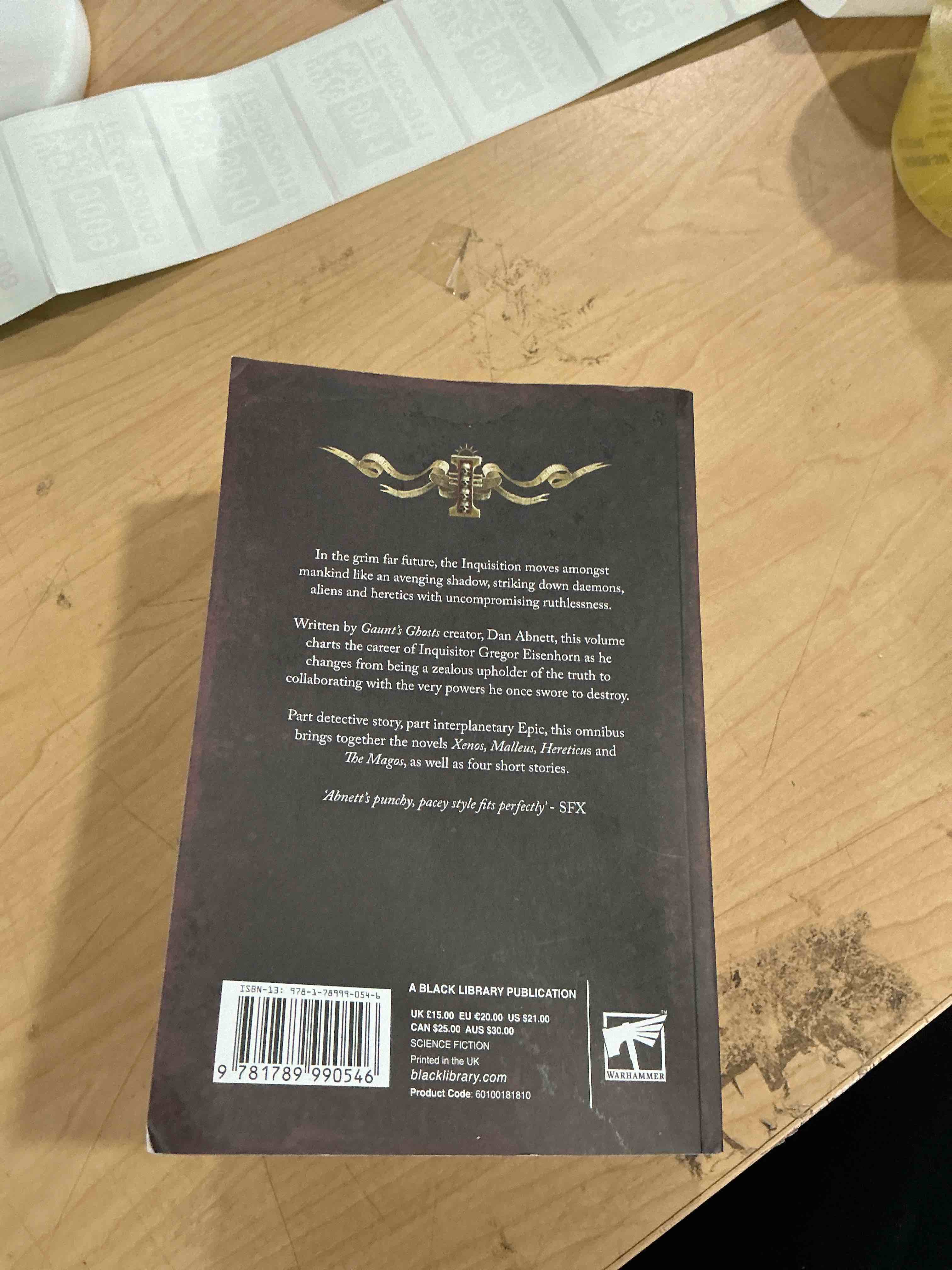 Condition photo showing New/Like New for eisenhorn: the omnibus (warhammer 40,000)