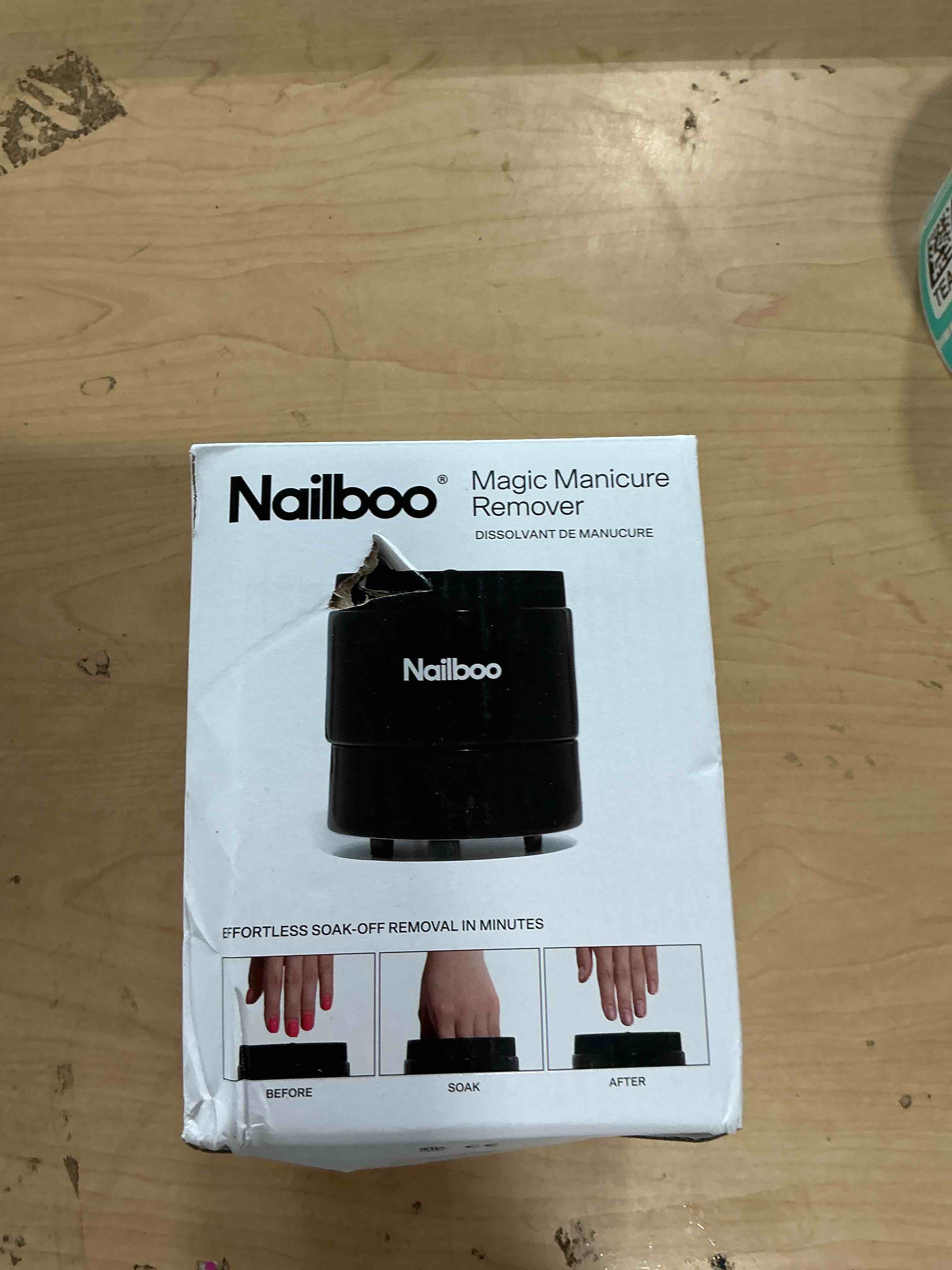 Condition photo showing Brand New for nailboo magic soak manicure remover bowl, electric nail soaking bowl effortlessly removes nail dip powder, acrylic, gel polish and press ons, perfect size for manicures
