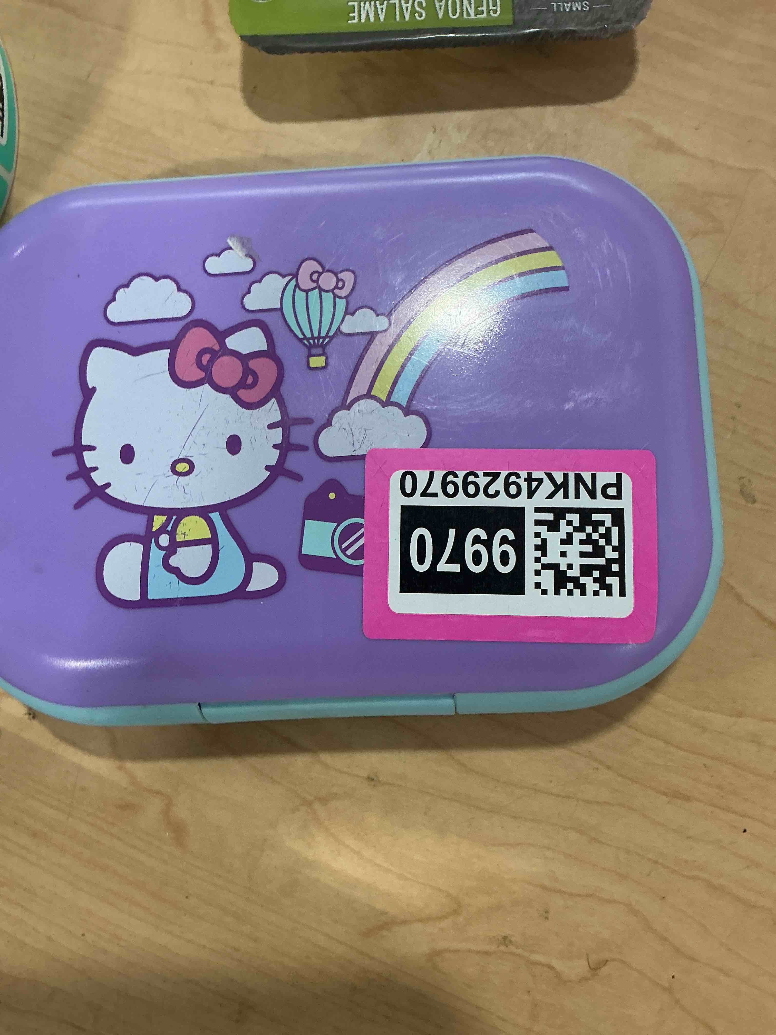 Condition photo showing Good Condition for osk pcr-7 hello kitty sakura lunch box with middle core