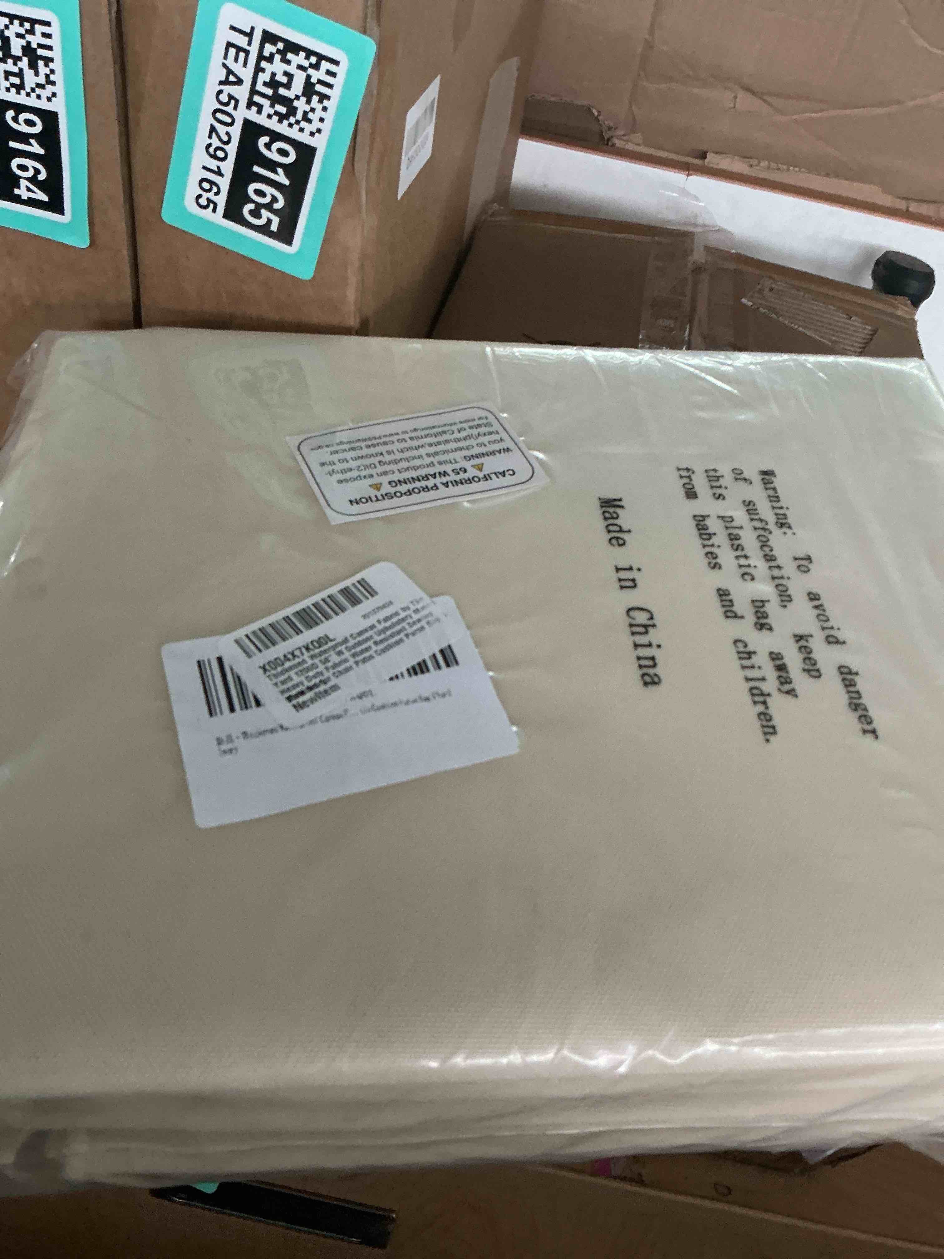 Condition photo showing New/Like New for sotisi canvas fabric, premium 10oz natural cotton duck canvas fabric 62'' wide for arts & crafts, backings, covers,1yd (60 x 36 inchs)