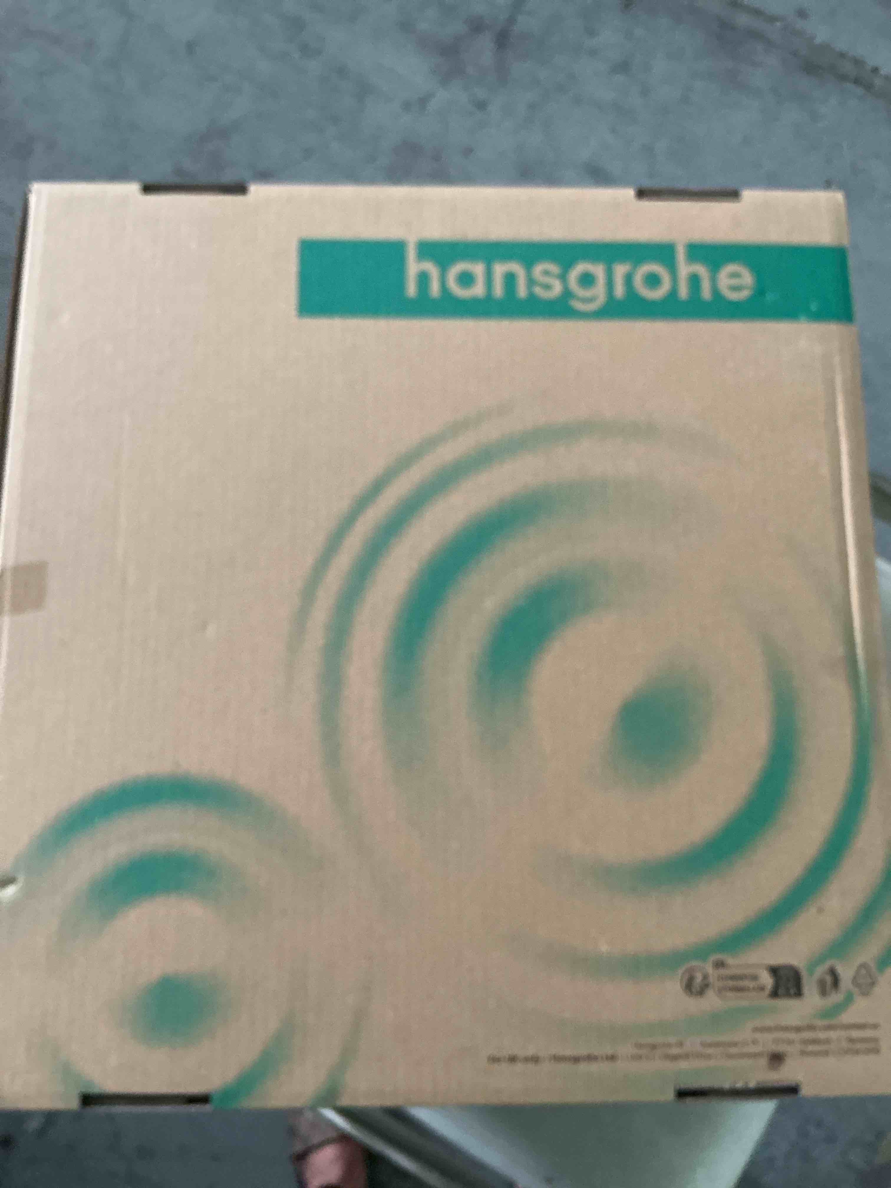 Condition photo showing New/Like New for hansgrohe raindance e 12-inch showerhead -spray in brushed nickel, 26926821