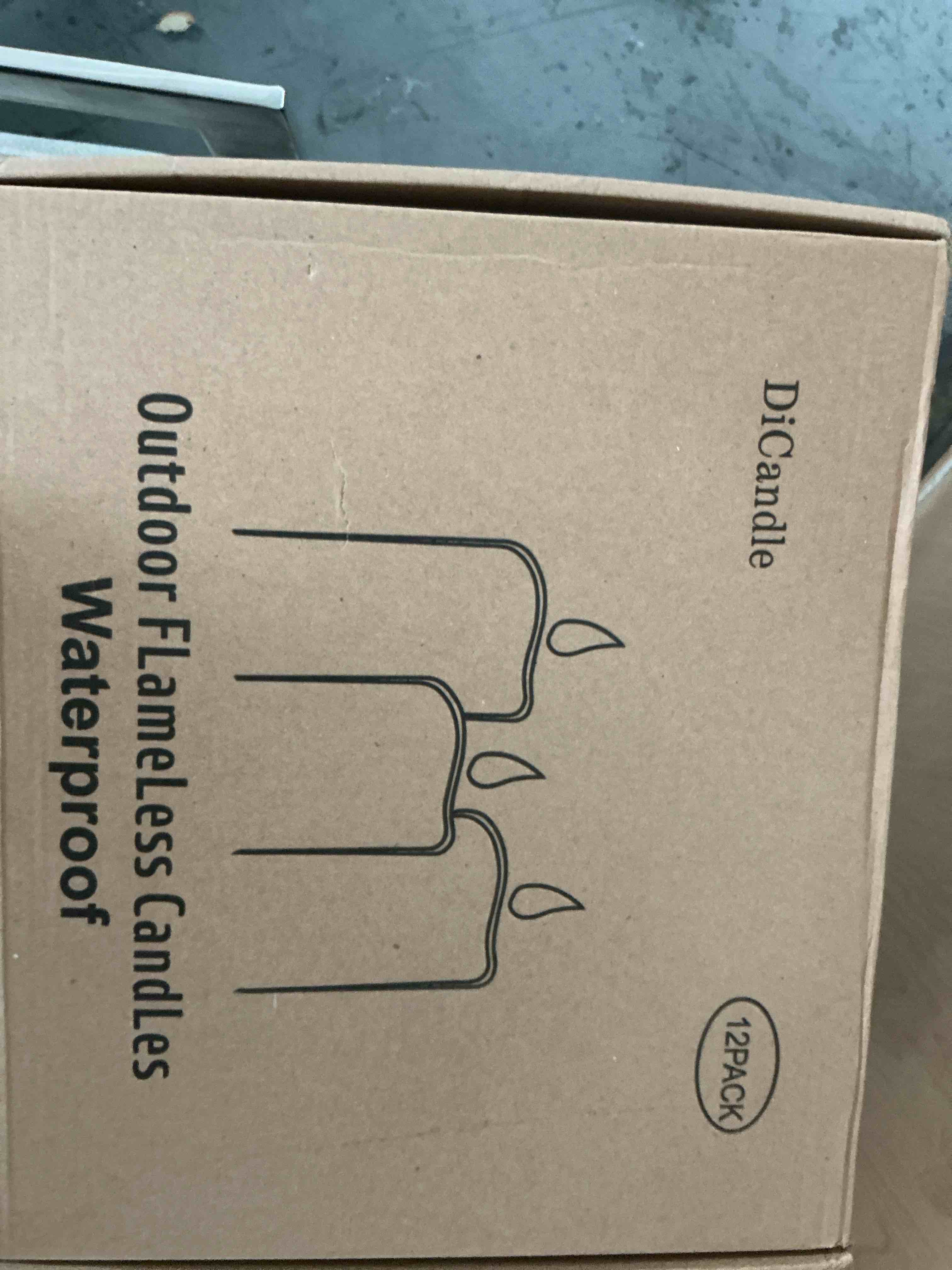 Condition photo showing New/Like New for cltniket12-pack led flameless candles(d 2.2''x h 4'' 5'' 6'' 7'') with remote control waterproof outdoors & indoors, battery candles with remote timer, decorative remote led candles.