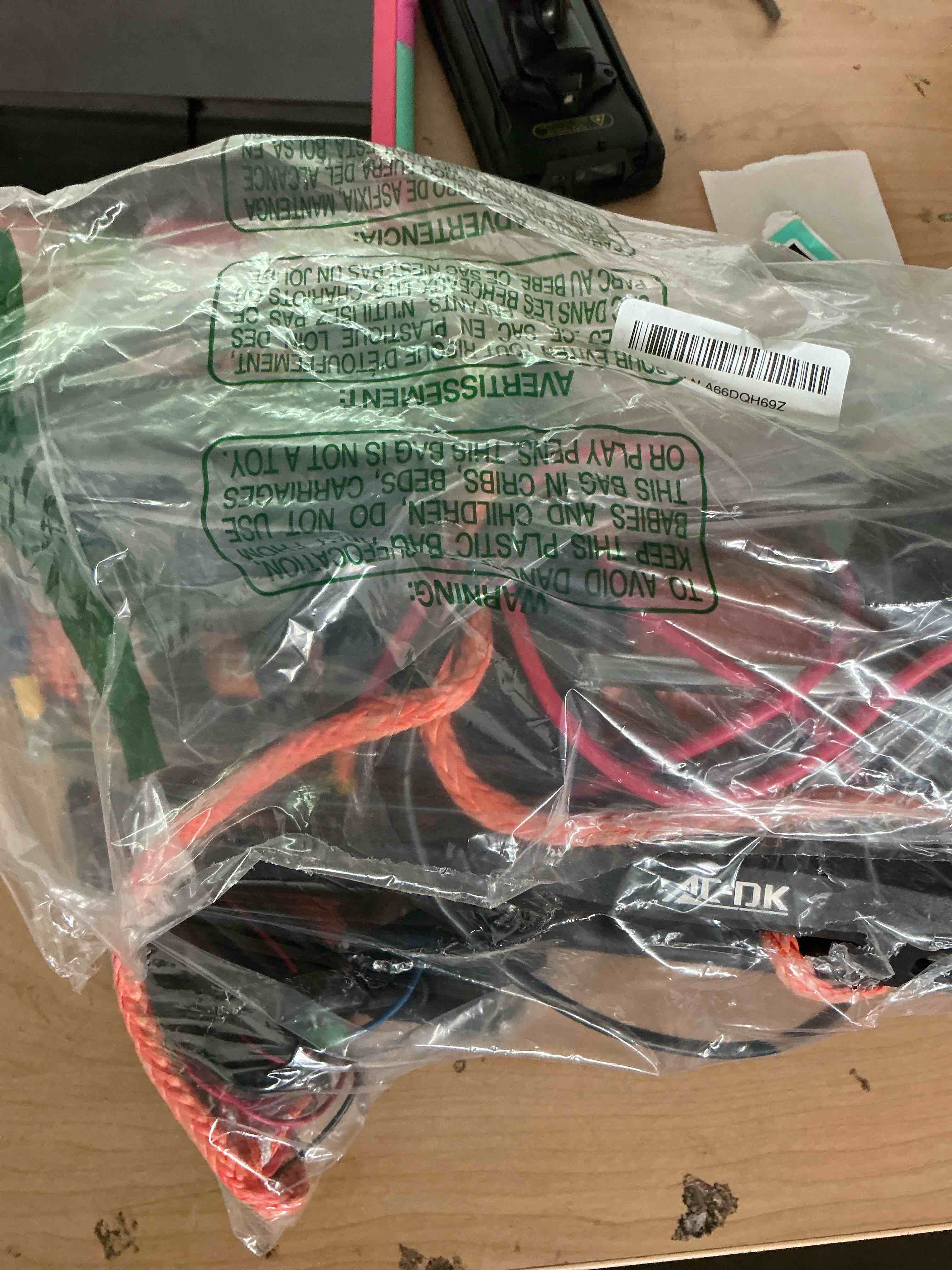 Condition photo showing Good Condition for ac-dk 3500 lb atv/utv winch synthetic rope kits, 12v winch with wireless remote for off road trailer boat rv towing winches, winch with mounting plate and wired remote
