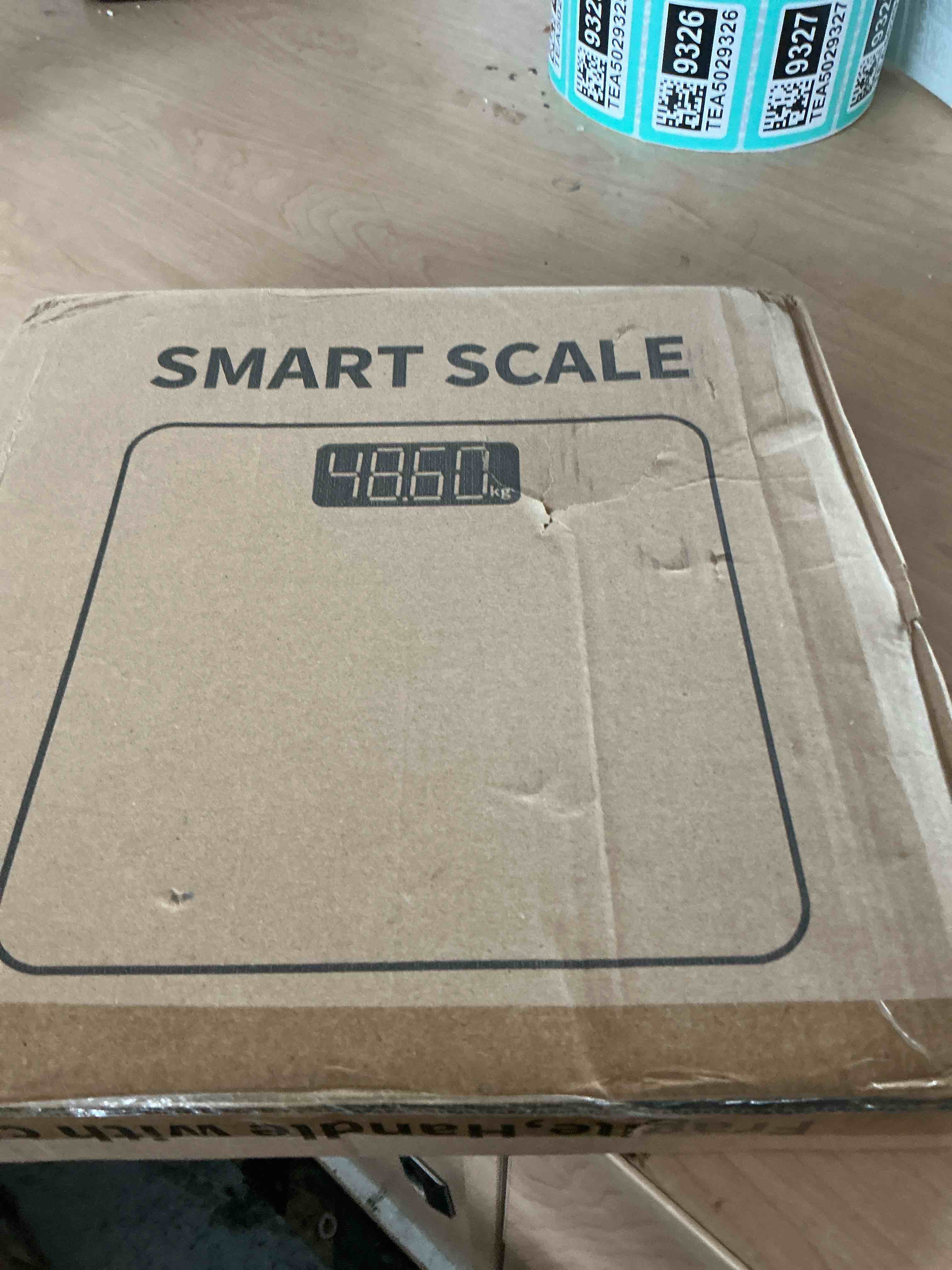 Condition photo showing New/Like New for renpho smart scale for body weight, weight scale with 7-in-1 large display for bmi, body fat, muscle mass, 13 body composition, high accurate bluetooth scale, 500lbs, 11.8", elis 2xl