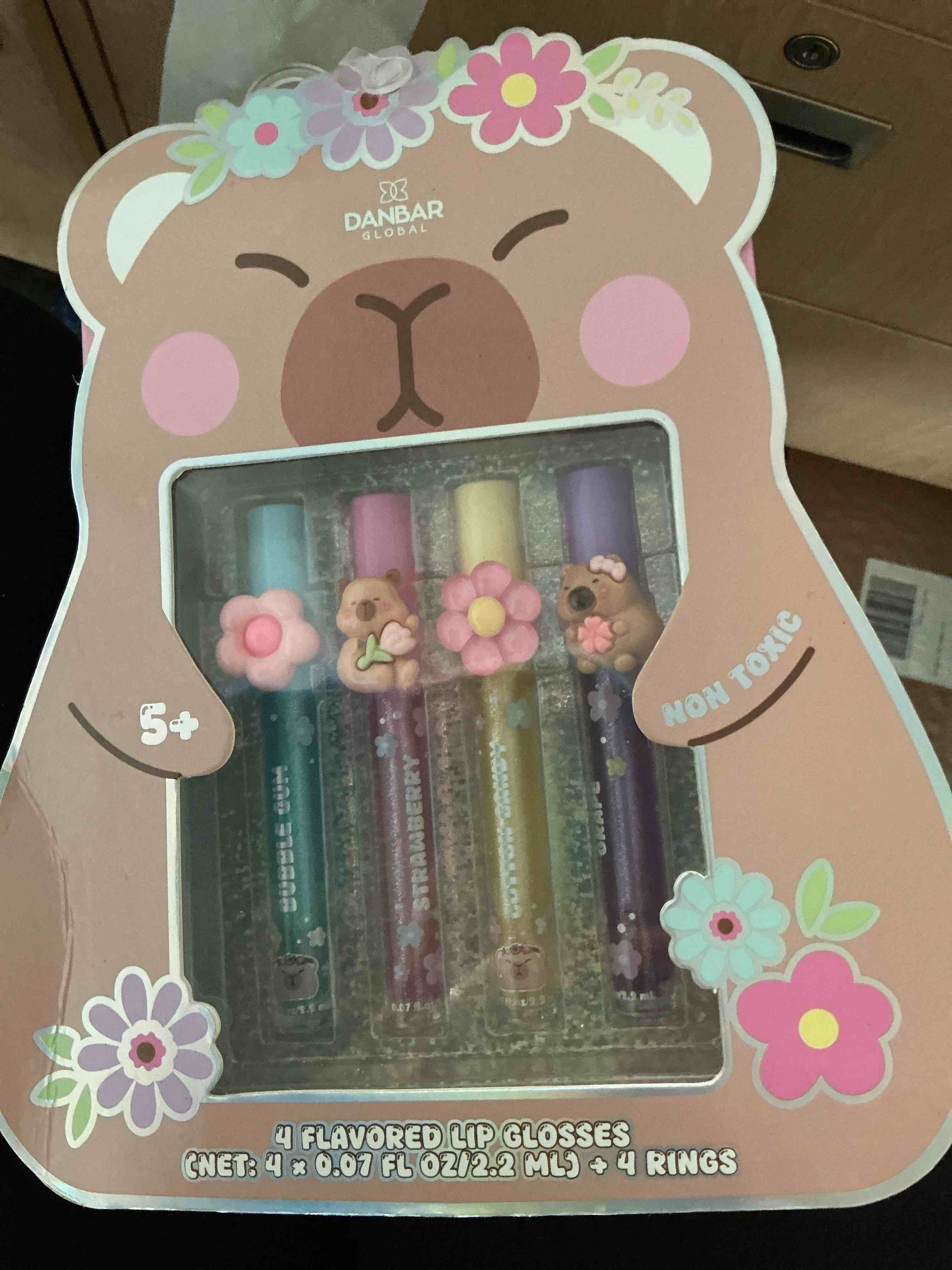 Condition photo showing New/Like New for 4colors bear lip gloss,jelly lip glaze,cute liquid lipstick bear lip stain watery lipgloss plumping lip tint moisturizing waterproof long lasting for lip and cheek