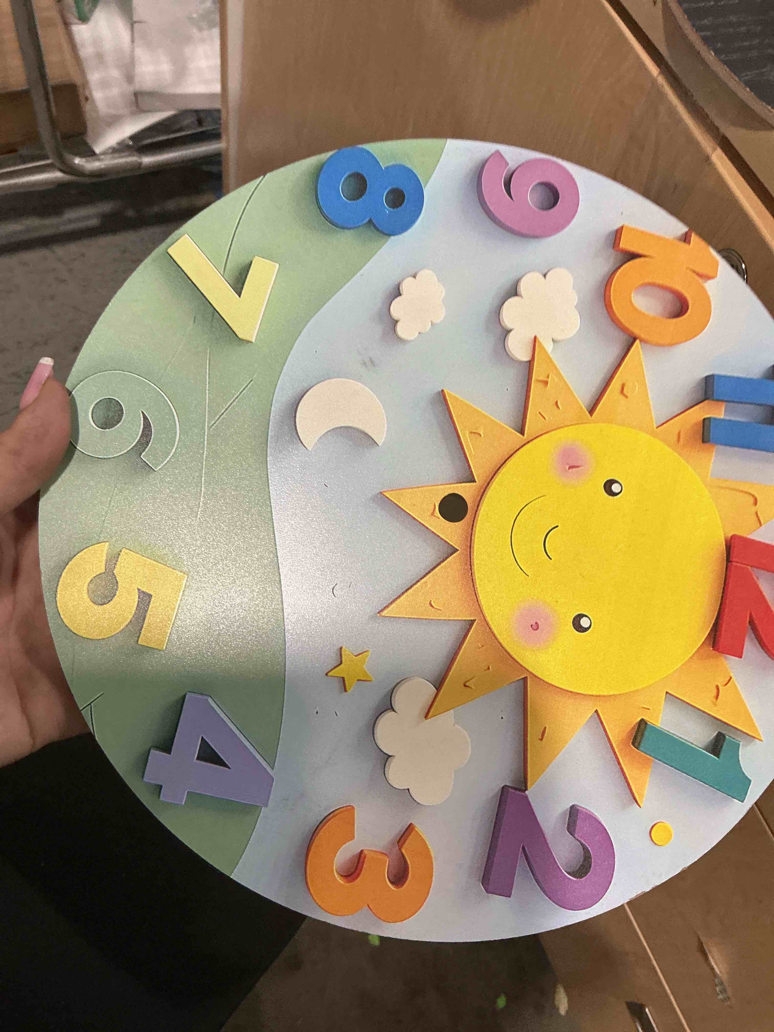 Condition photo showing New/Like New for custom clock customized wall clocks personalized your photo text name silent (10 12 inch), pvc, dial plate optional (10 * 10in)