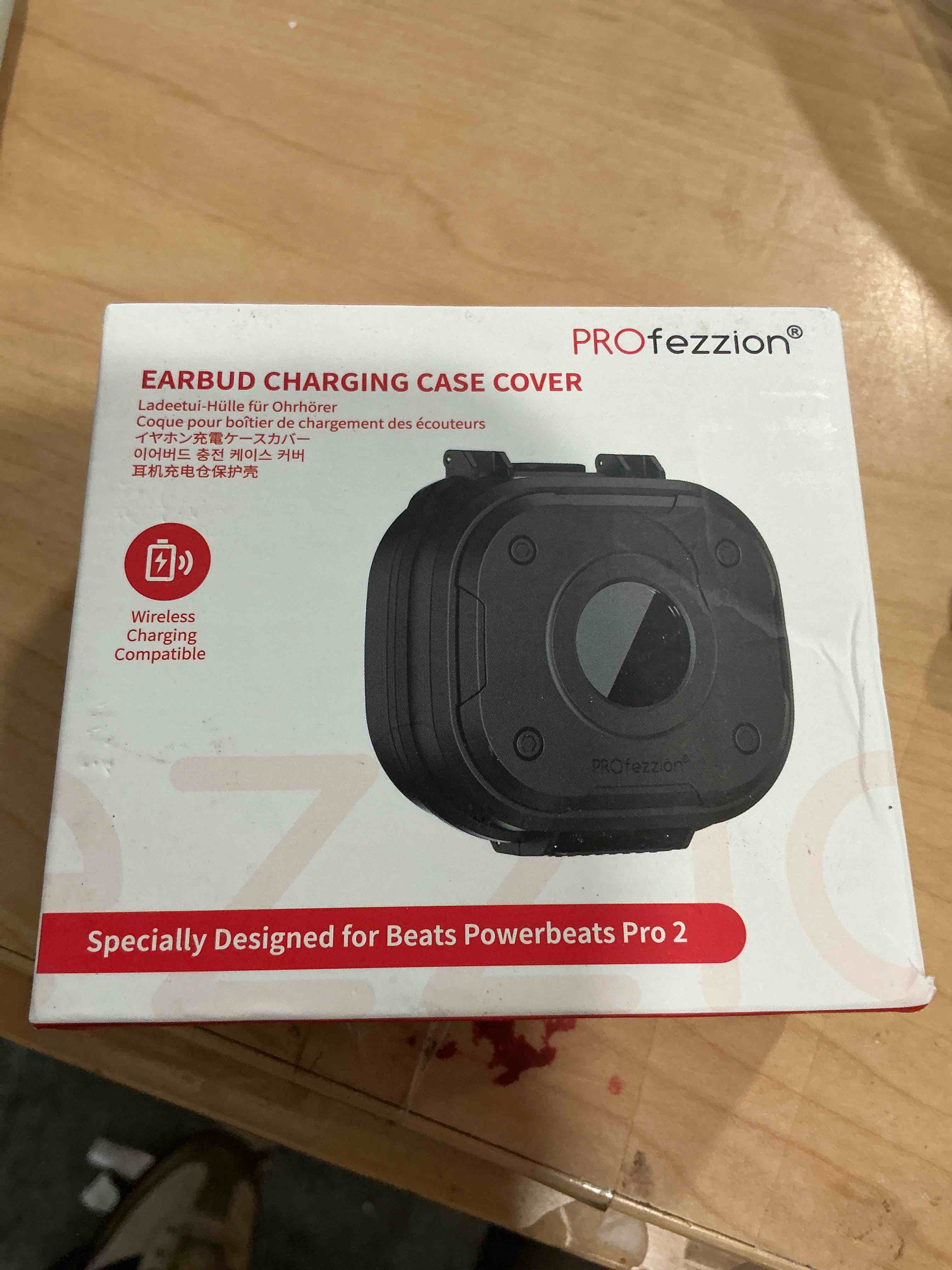 Condition photo showing New/Like New for profezzion for beats powerbeats pro 2 case cover, heavy duty hard shell lock case with full coverage and secure locking latch for power beats pro 2 earbuds - jet black (not for the powerbeats pro 1)