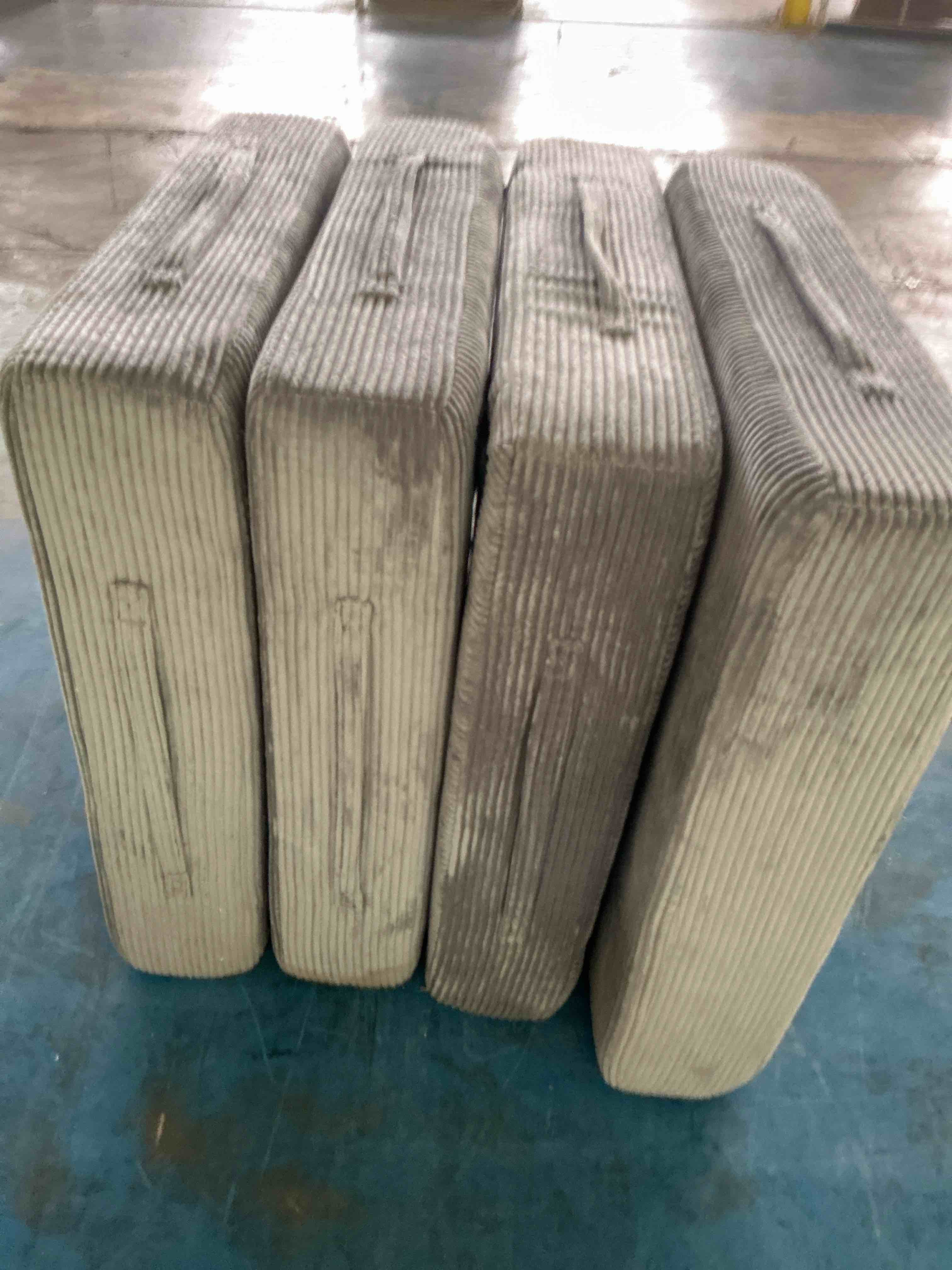 Condition photo showing Good Condition for codi thick replacement couch cushions, 4 upholstery foam with washable covers for sofa cushion chair replacement, perceptional | high density foam, grey