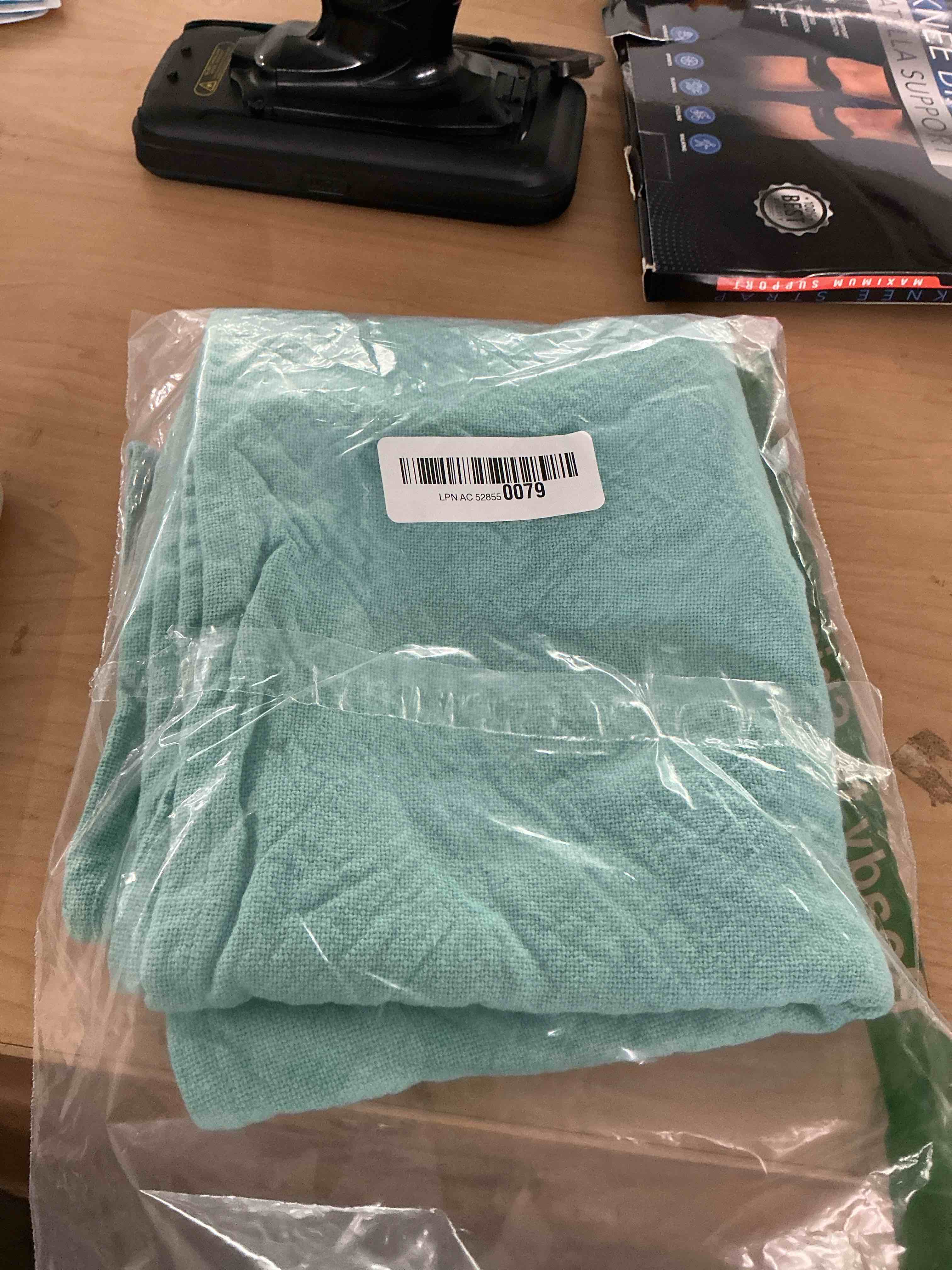 Condition photo showing New/Like New for waterproof canvas fabric by the yard 58inch 600d upholstery material polyester fabric outdoor water resistant fabric for sewing chair patio cushion purse bag interior, pre cut 1 yard ocean blue
