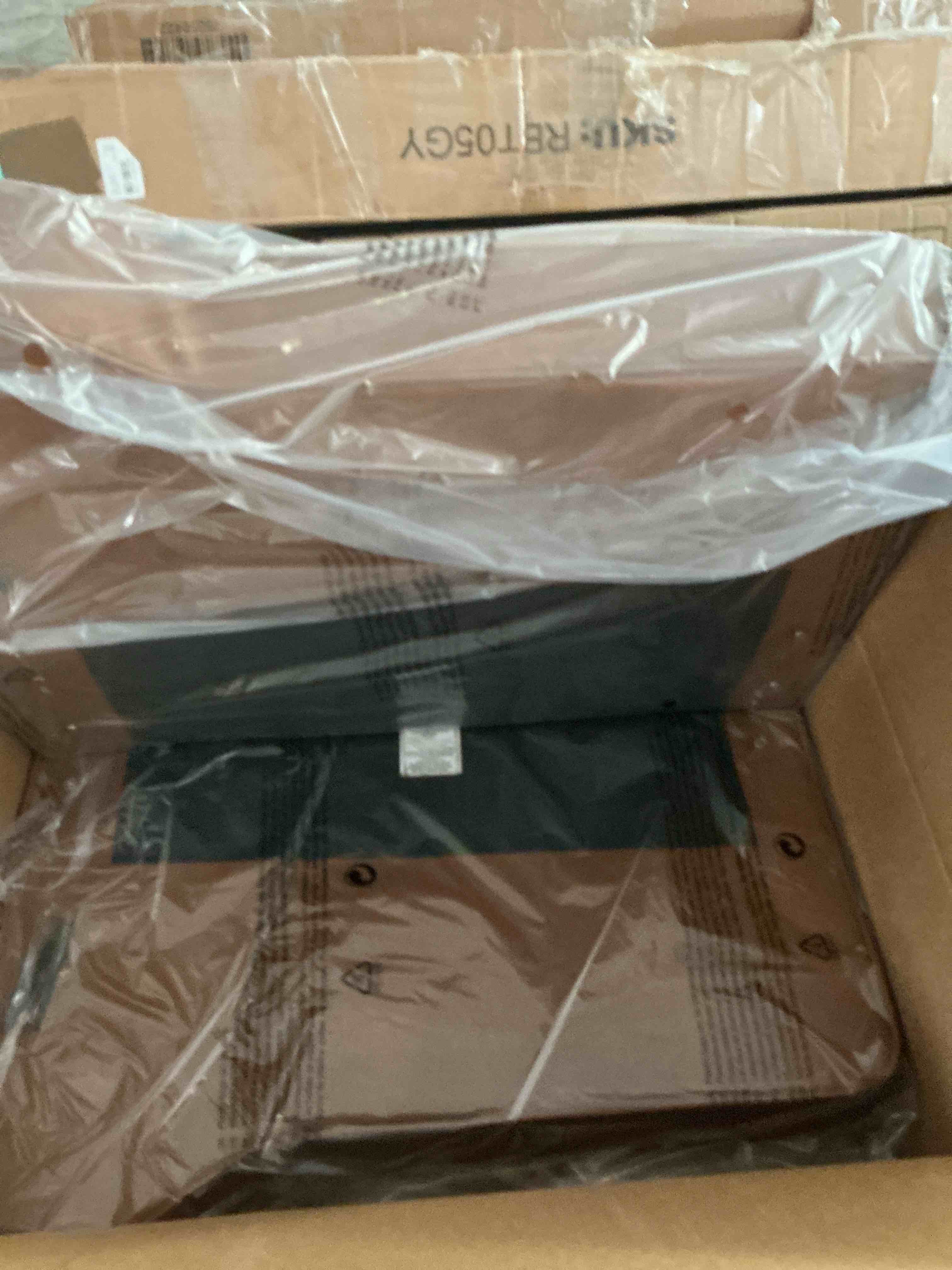 Condition photo showing New/Like New for llappuil modular sectional sofa pair of side armrest module for customize couch, modern brown faux leather