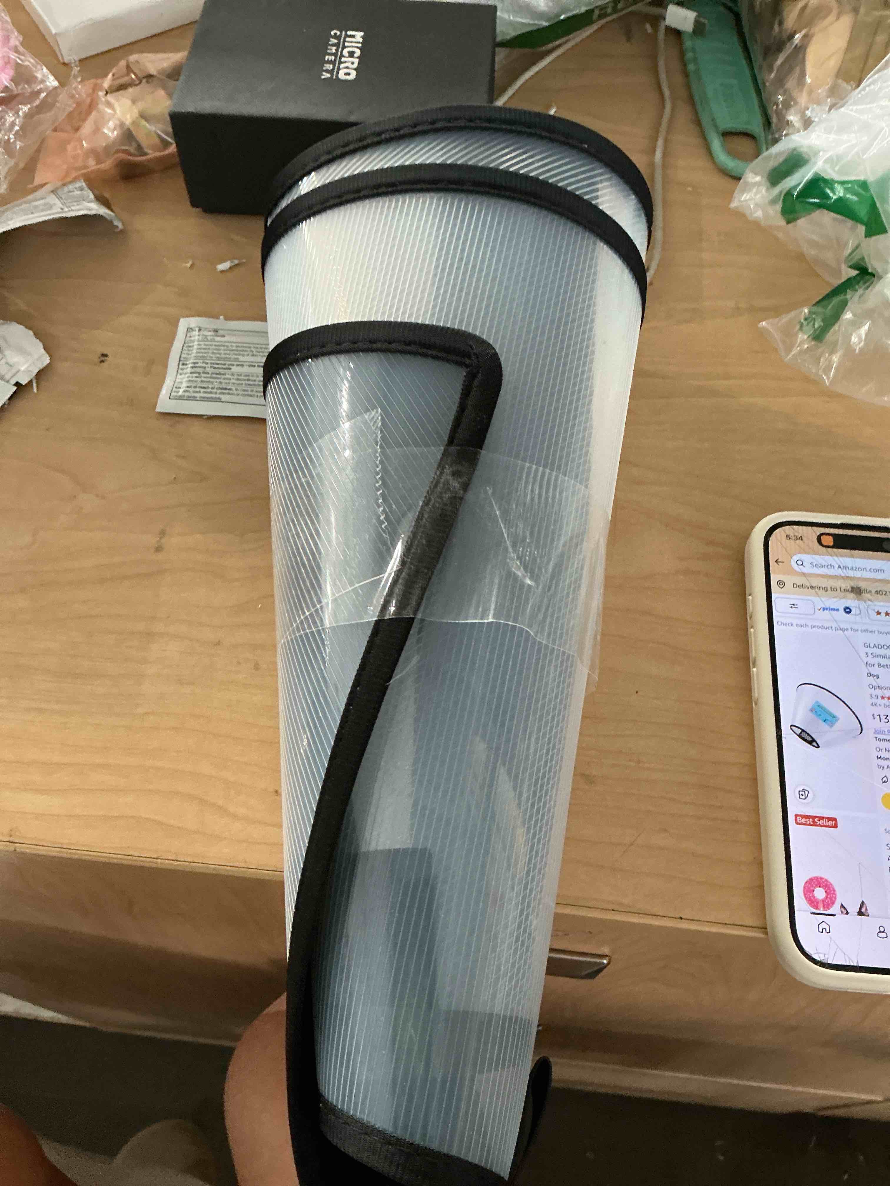Condition photo showing New/Like New for gladog soft dog cone collar – 3 similar sizes per set (s/m/l) for better fit, xl single size – cone for dogs to stop licking, adjustable e collar for dogs after surgery, elizabethan collar for dog xl?x-large dog?