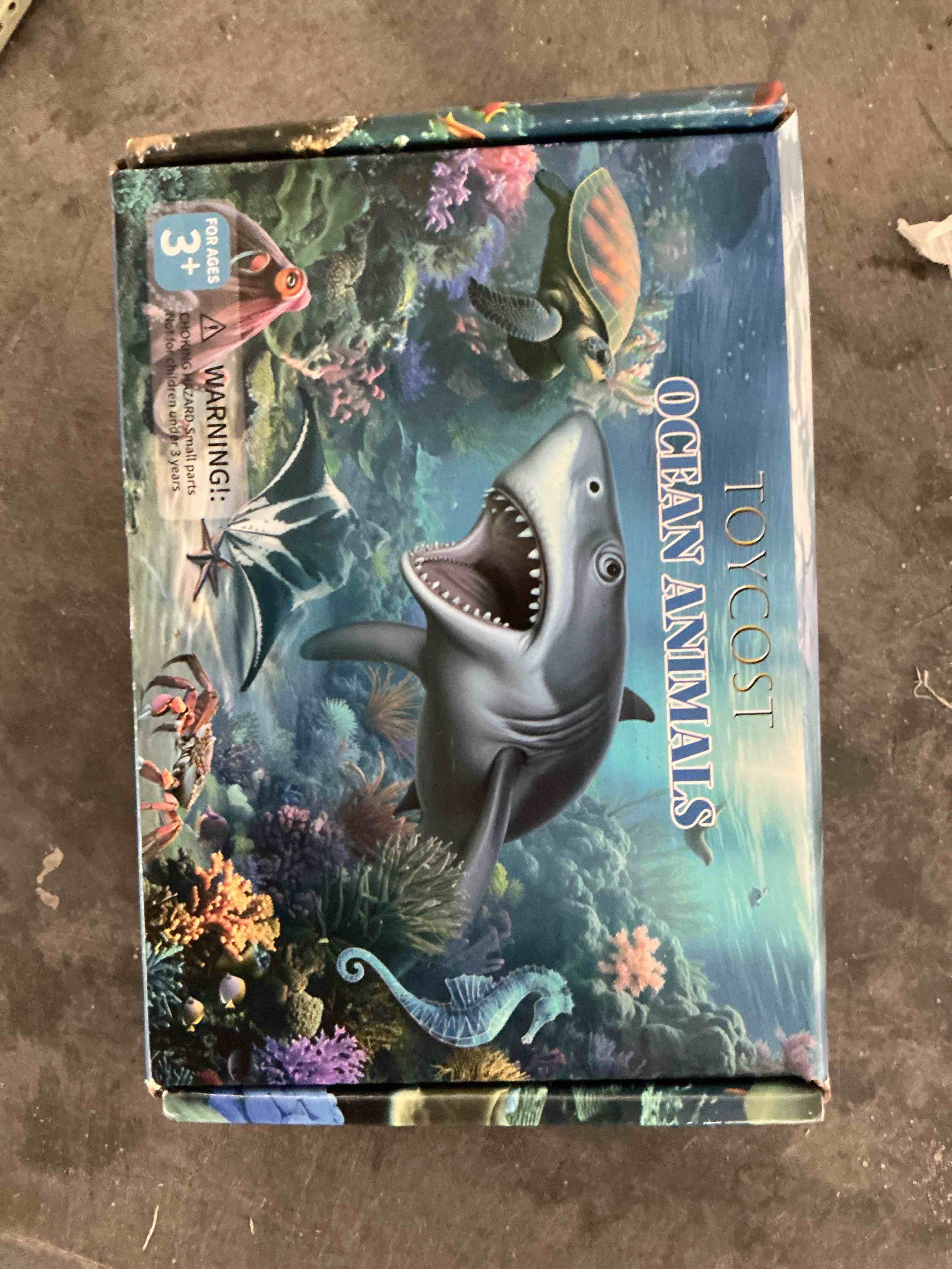Condition photo showing New/Like New for 12 pack 3d printed animal toys, desk pets sea animal toys with educational booklet for kids age 3 4 5 6 7 8, ocean animals figurines fidget toy birthday gifts office desktop home decoration