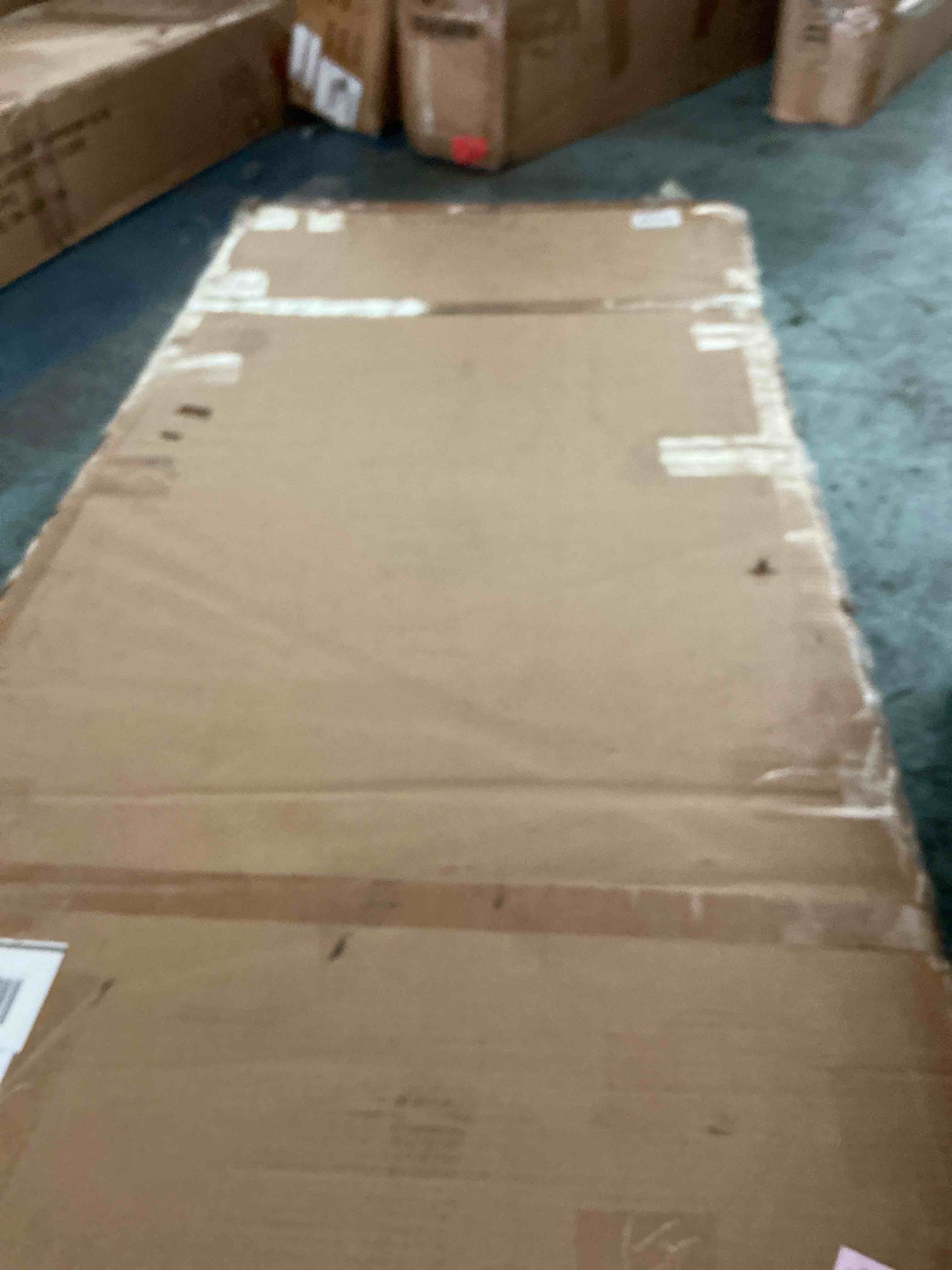 Condition photo showing New/Like New for box 4 of the coveronics 10 ft. x 12 ft. wood frame outdoor hardtop gazebo (often sold as a cedar wooden gazebo with a double galvanized ste1/4 box