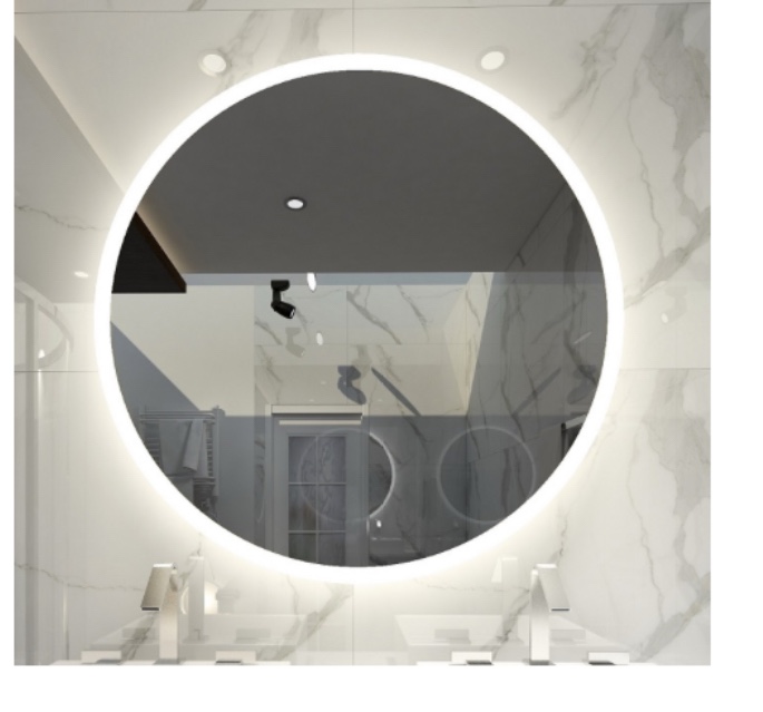 Ketcham Orbit Dimmable LED Mirror with Defogger, 30" Round ORB-30