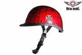 Dream Apparel Red Skull Bike Helmets 