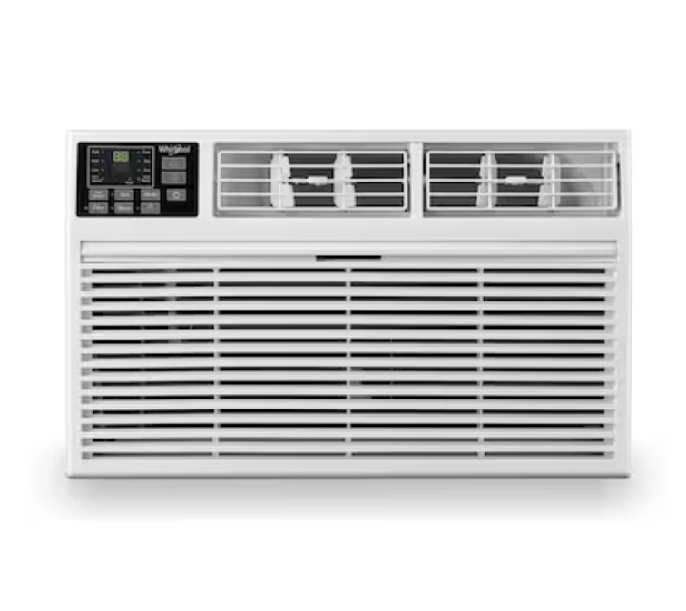 REFURBISHED Whirlpool 8000-BTU-BTU 350-sq ft 115-Volt White Through-the-wall Air Conditioner Heater Included with Remote