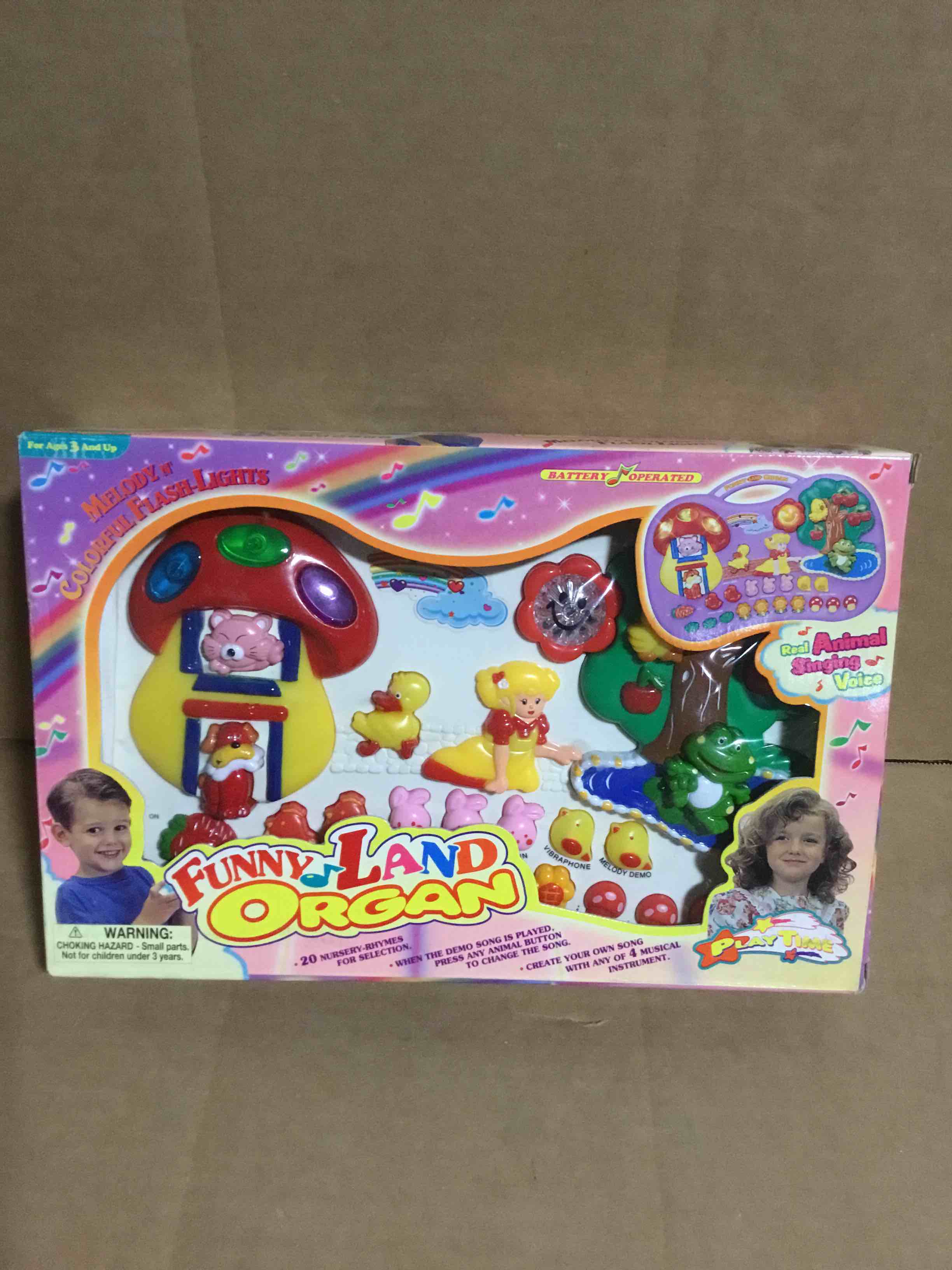 Funny Land Organ, Melody and ColorfulFlash-Lights