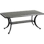84” x42” Cast Aluminum Patio Table Bronze [Top Only] 