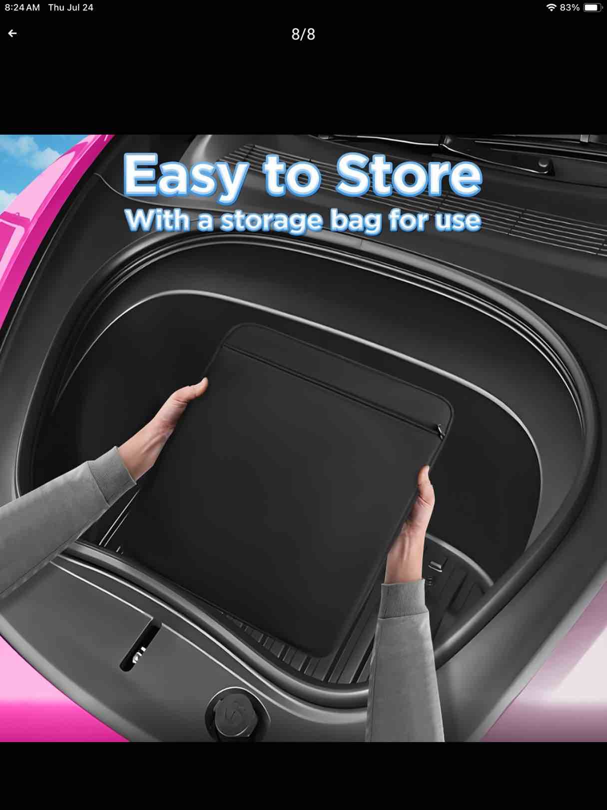 2025 Upgrade Sunshade Roof for Tesla Model Y 2025-2020 [No-Gap/No-Sagging] Roof Sun Shade Heat Insulation Sunroof Shade for Tesla Model Y Accessories 2025-2020 Black