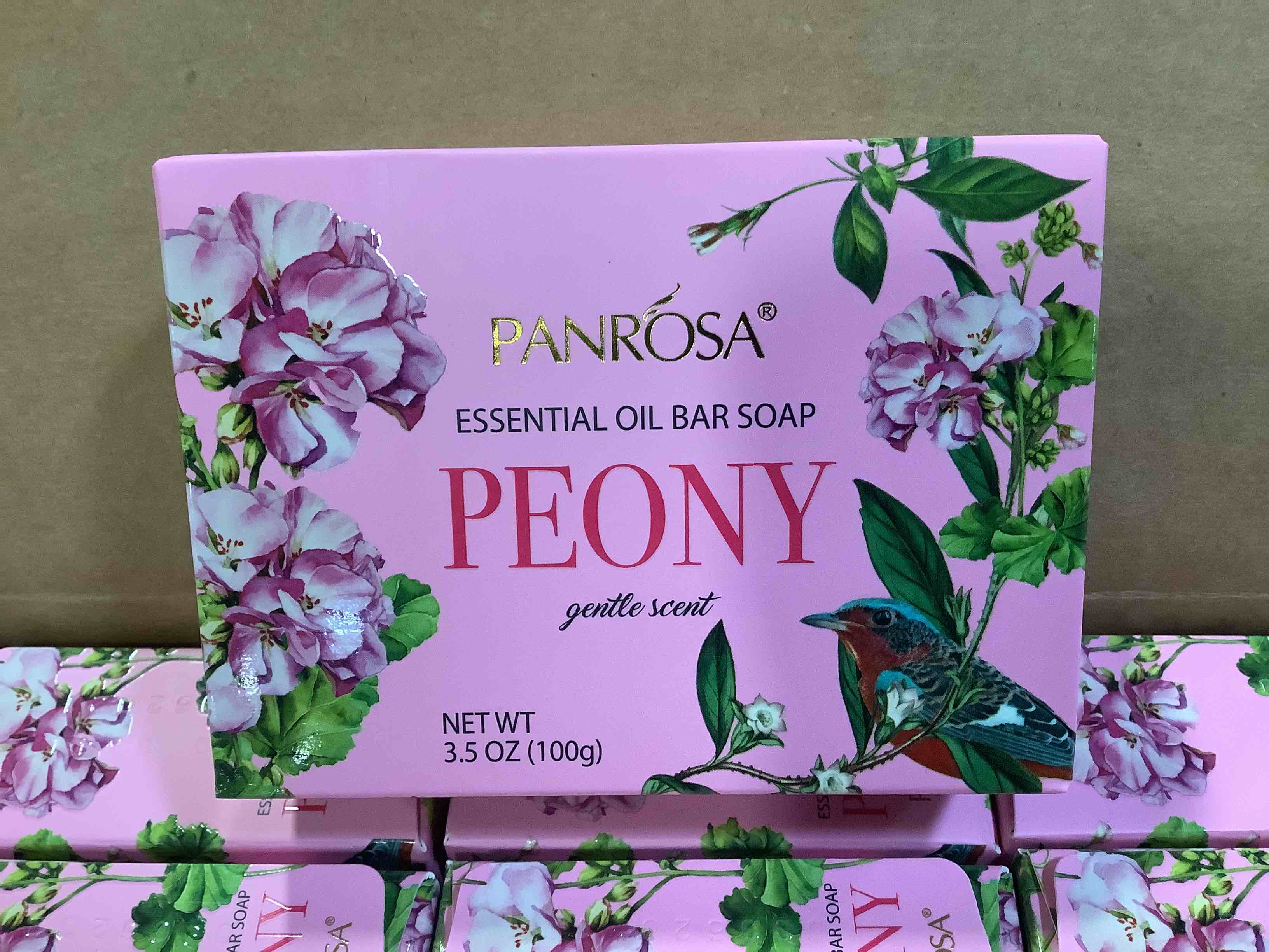 221506 Peony Hexagon Oil Bar Soap 35oz Hand And Bar Soaps