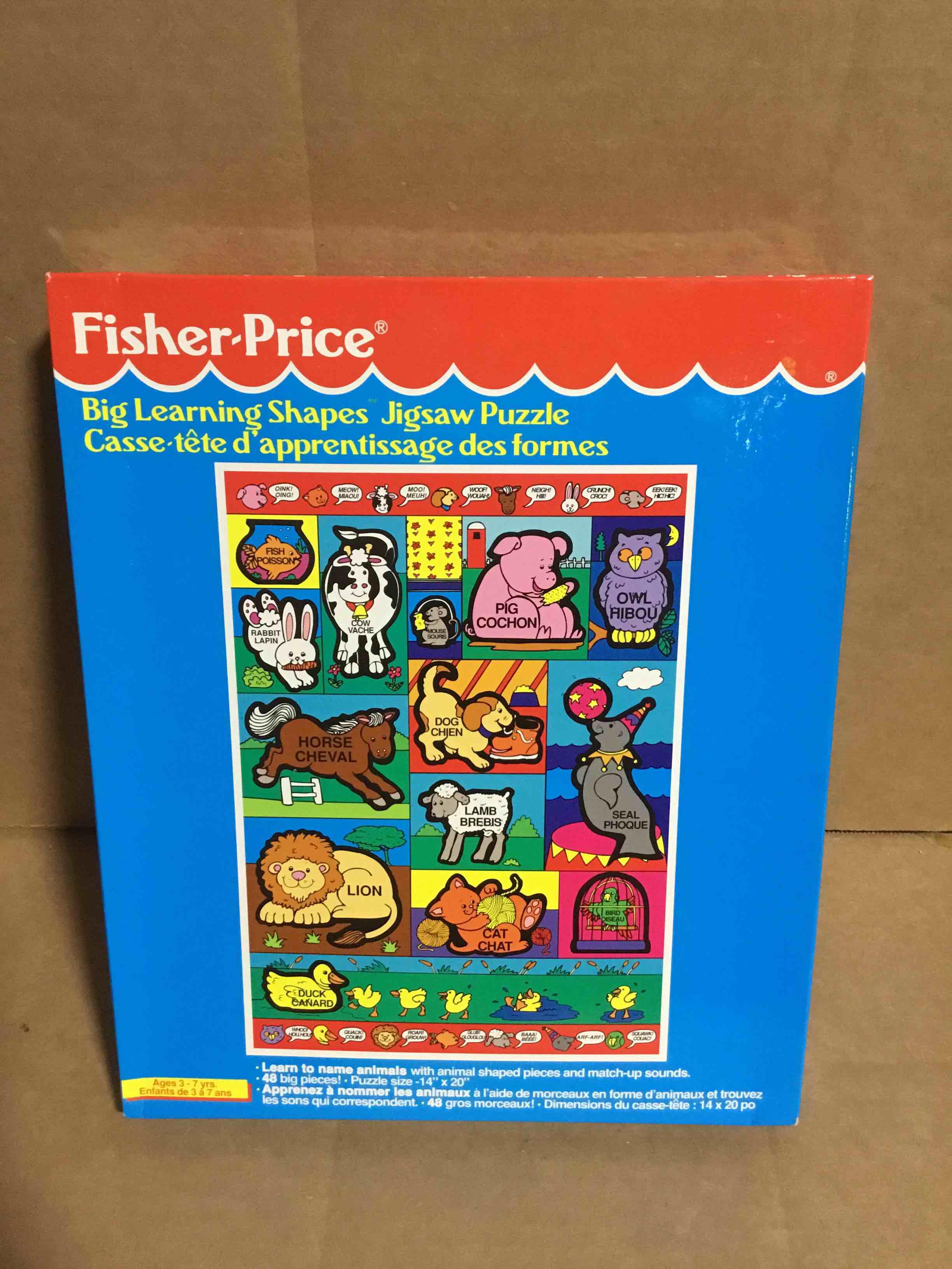 Fisher-Price Big Learning Shapes, Jigsaw Puzzle