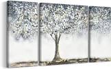 Hiwildoo Tree Canvas Wall Art 3pcs 48.5x24”