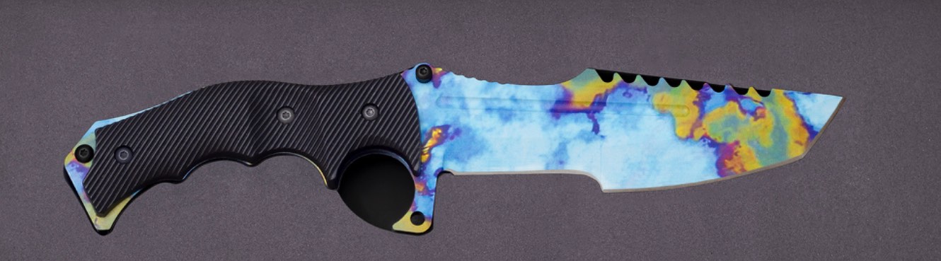 Rhino Huntsman Case Hardened – Blue Gem (Color : Spring)
