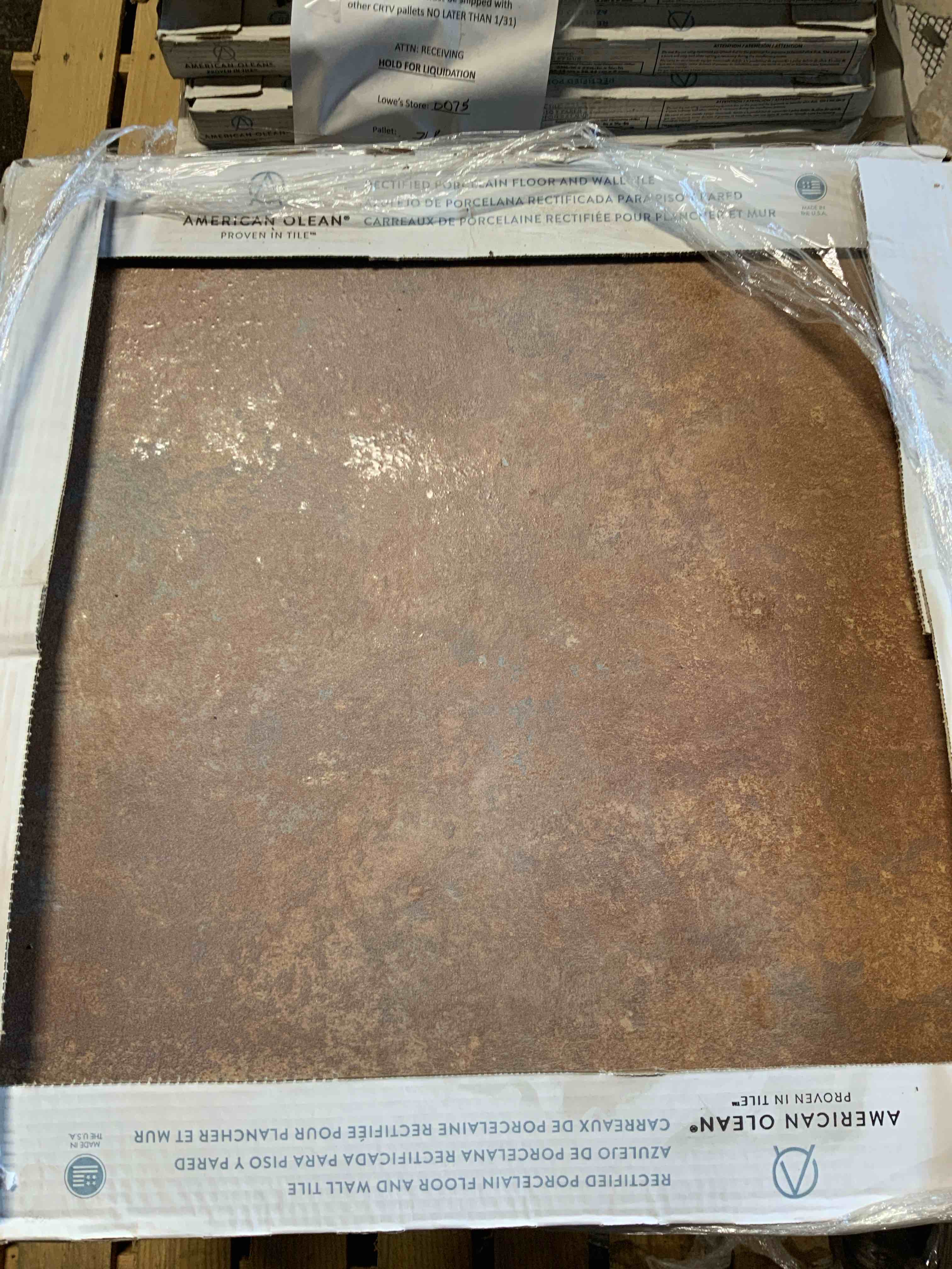 American Olean Mesa Relic Clay 24-in x 24-in Matte Porcelain Floor and Wall Tile 