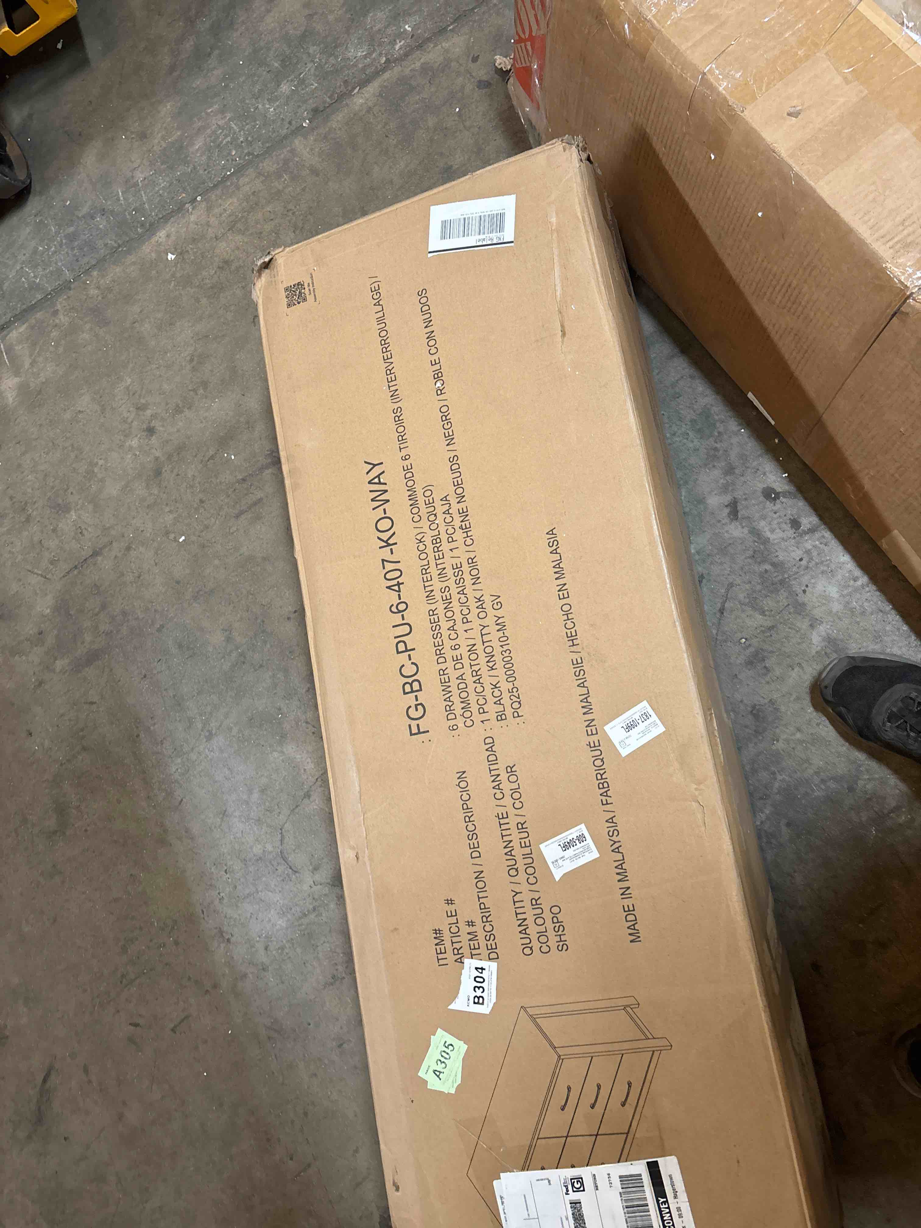 Condition photo showing Good Condition for Allysyn 6 Drawer Dresser