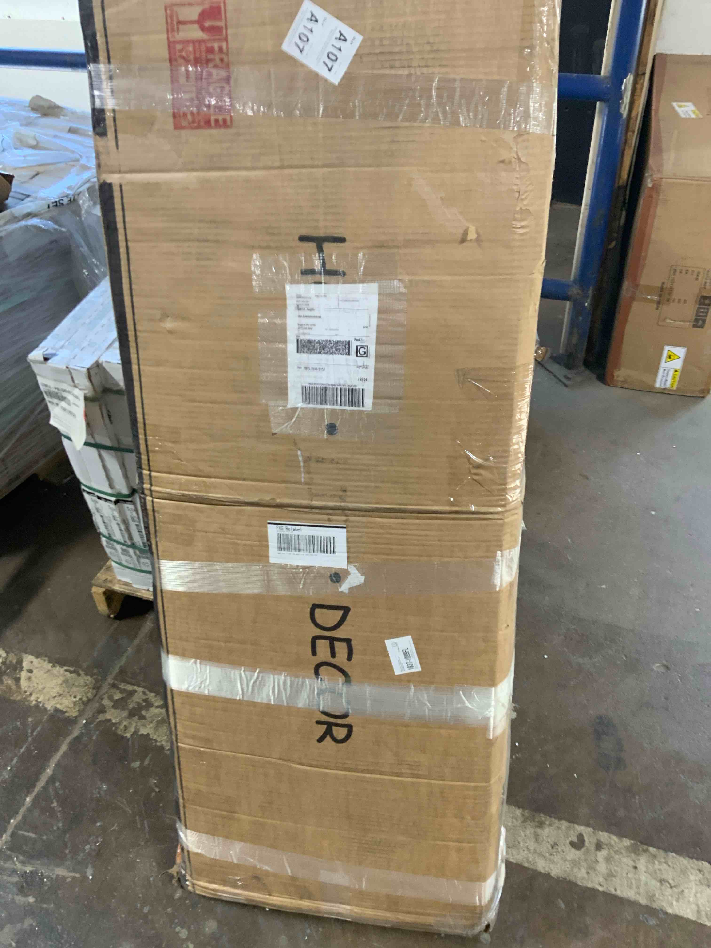 59" computer desk with 5 drawers and charging station, farmhouse office desk for home office