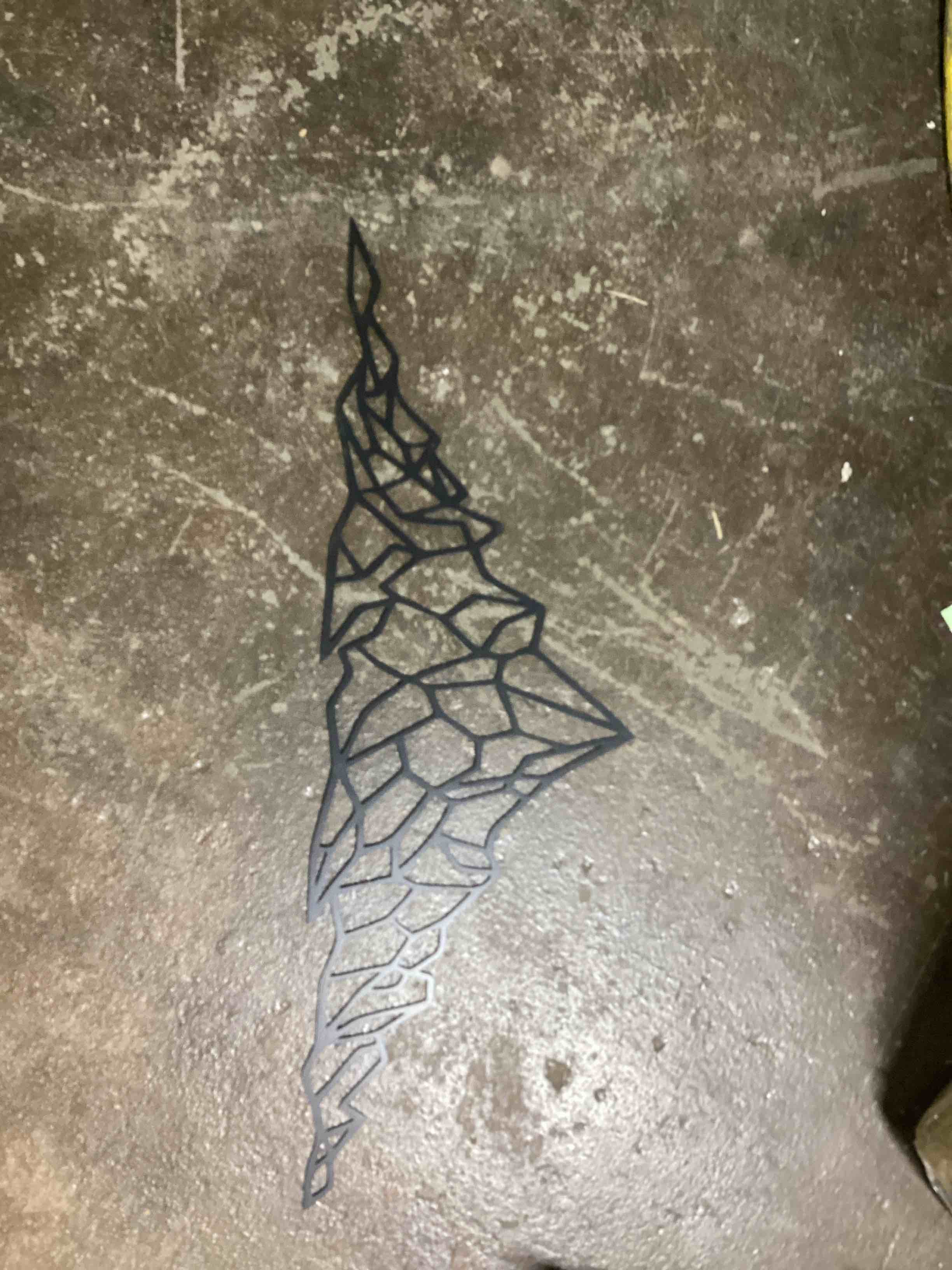 Decorative Metal Mountain Wall Art