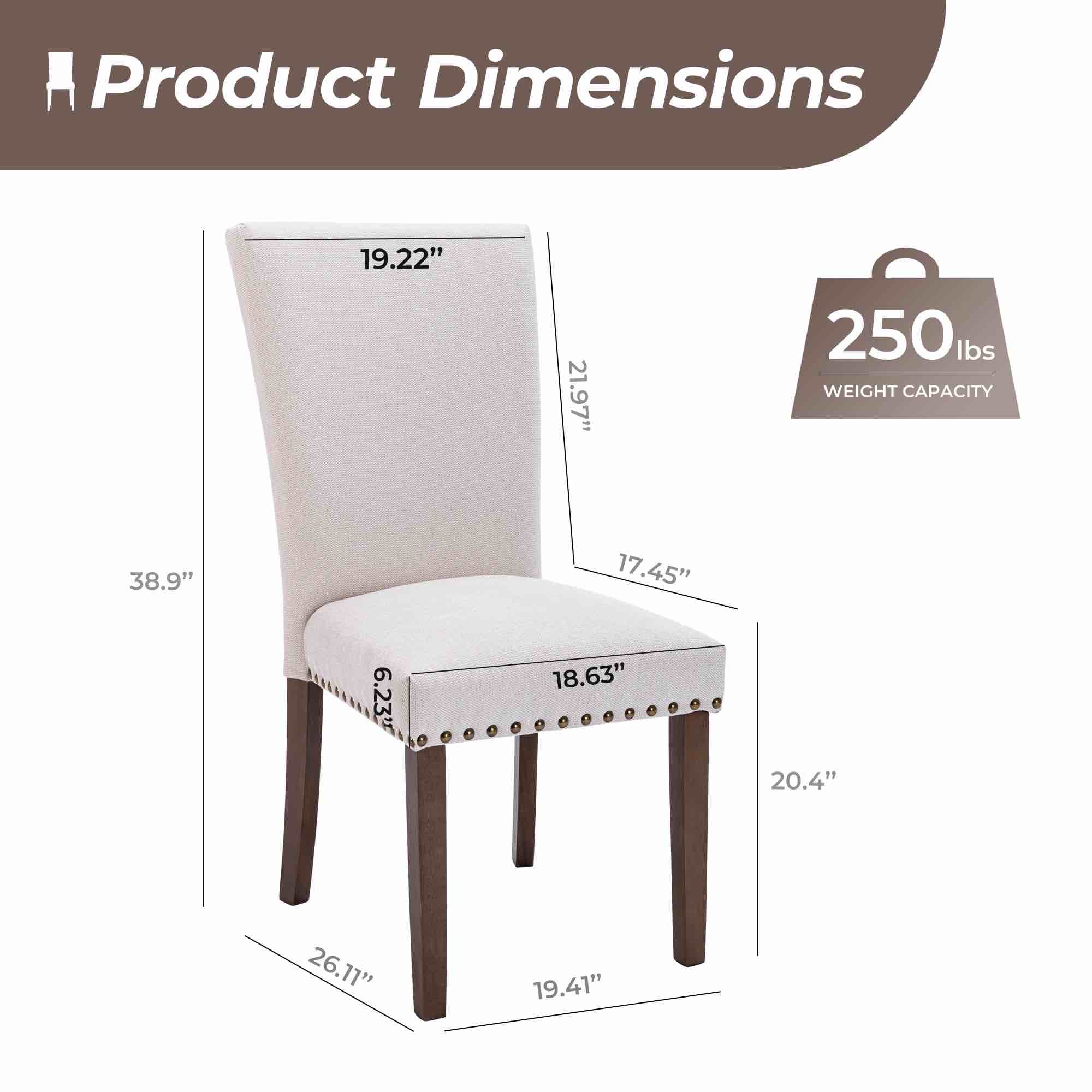 colamy dining chair 2 set