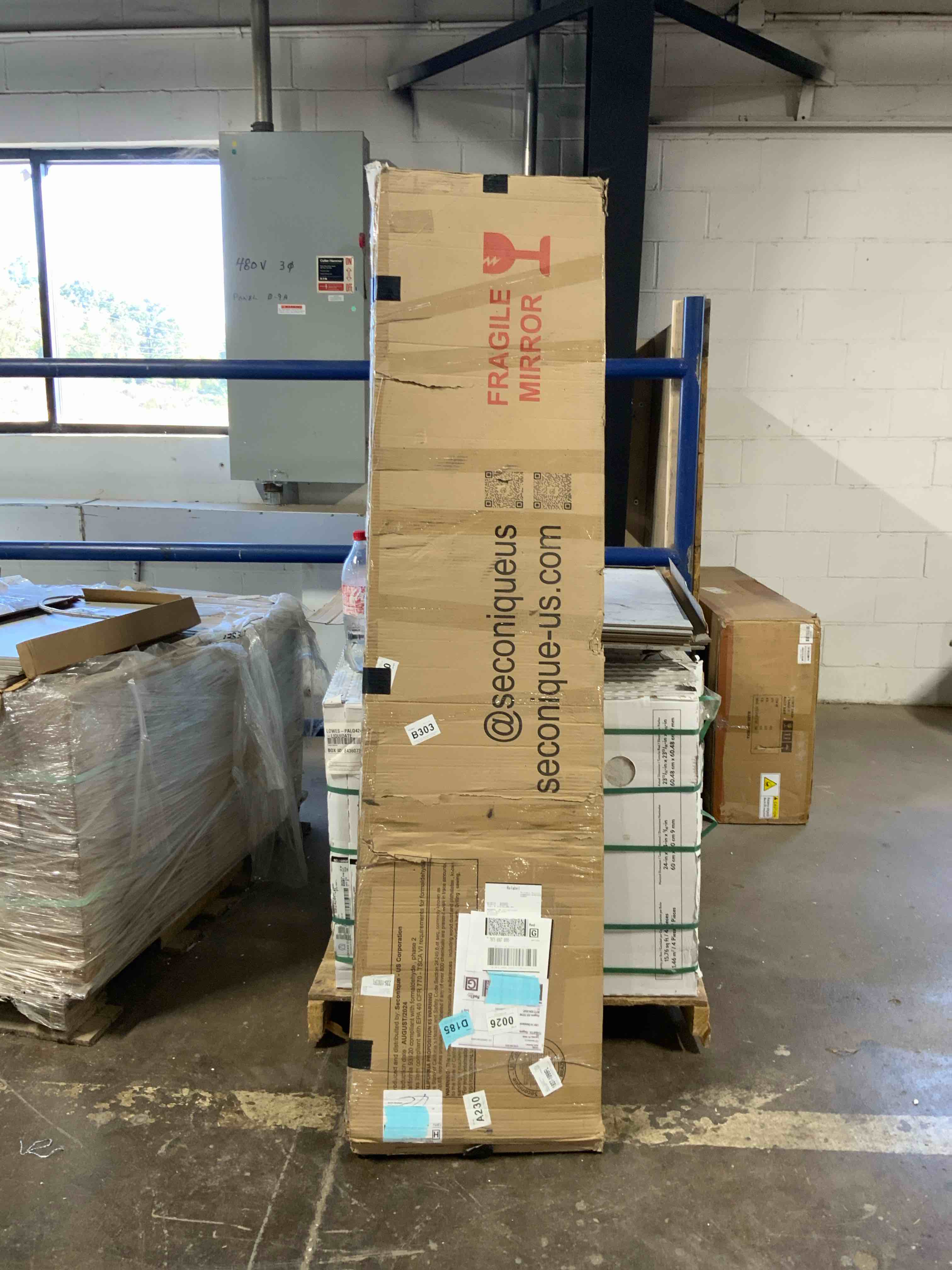 gaytes armoire 72.12'’ h 45.66'’ w with 3 doors wardrobe high gloss 2 mirrors 2 drawers 4 storage spacious