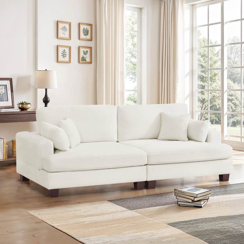 denylah 44.1'' adjustable back height upholstered sofa