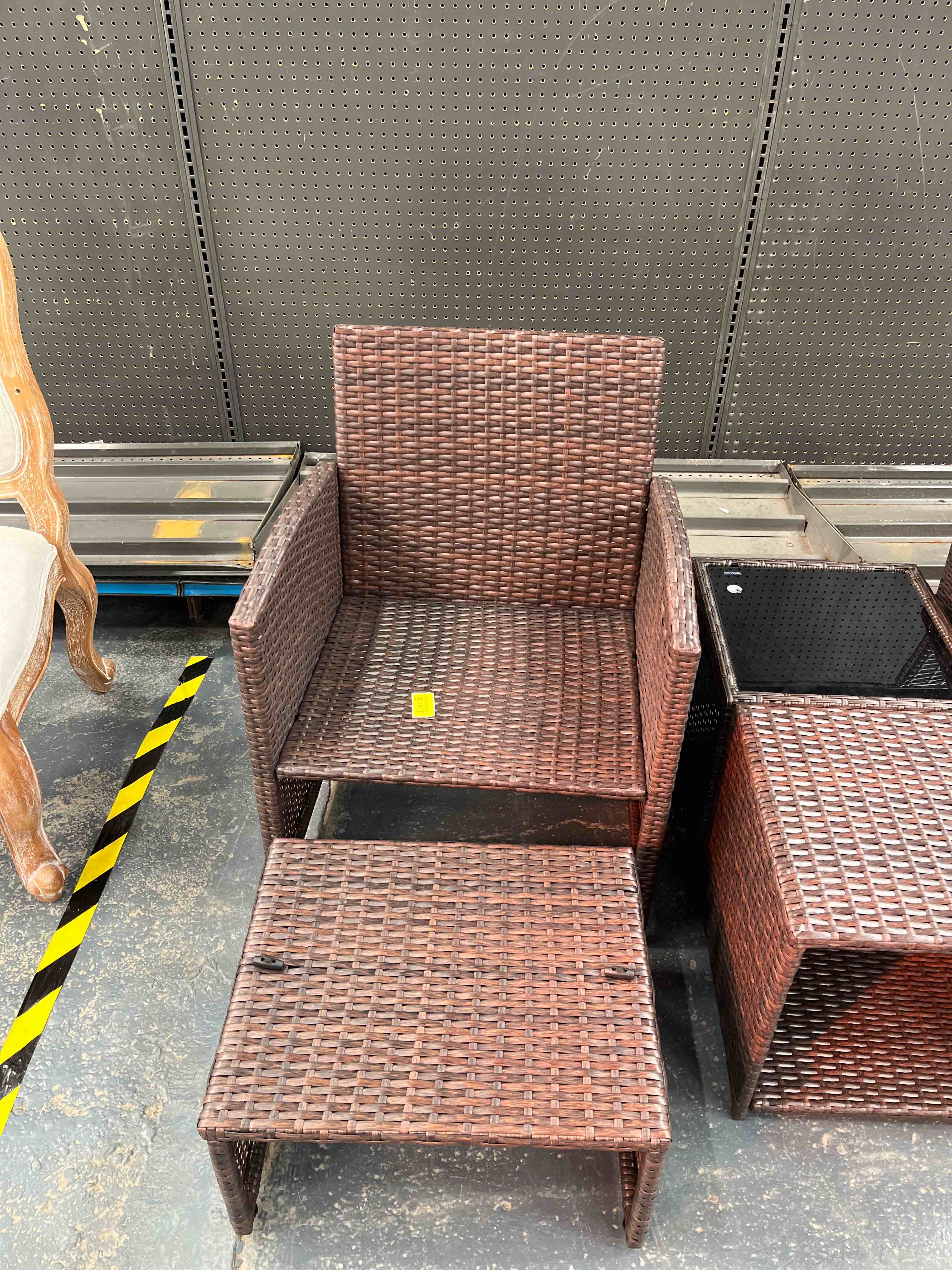 Six Piece Rattan Patio Set