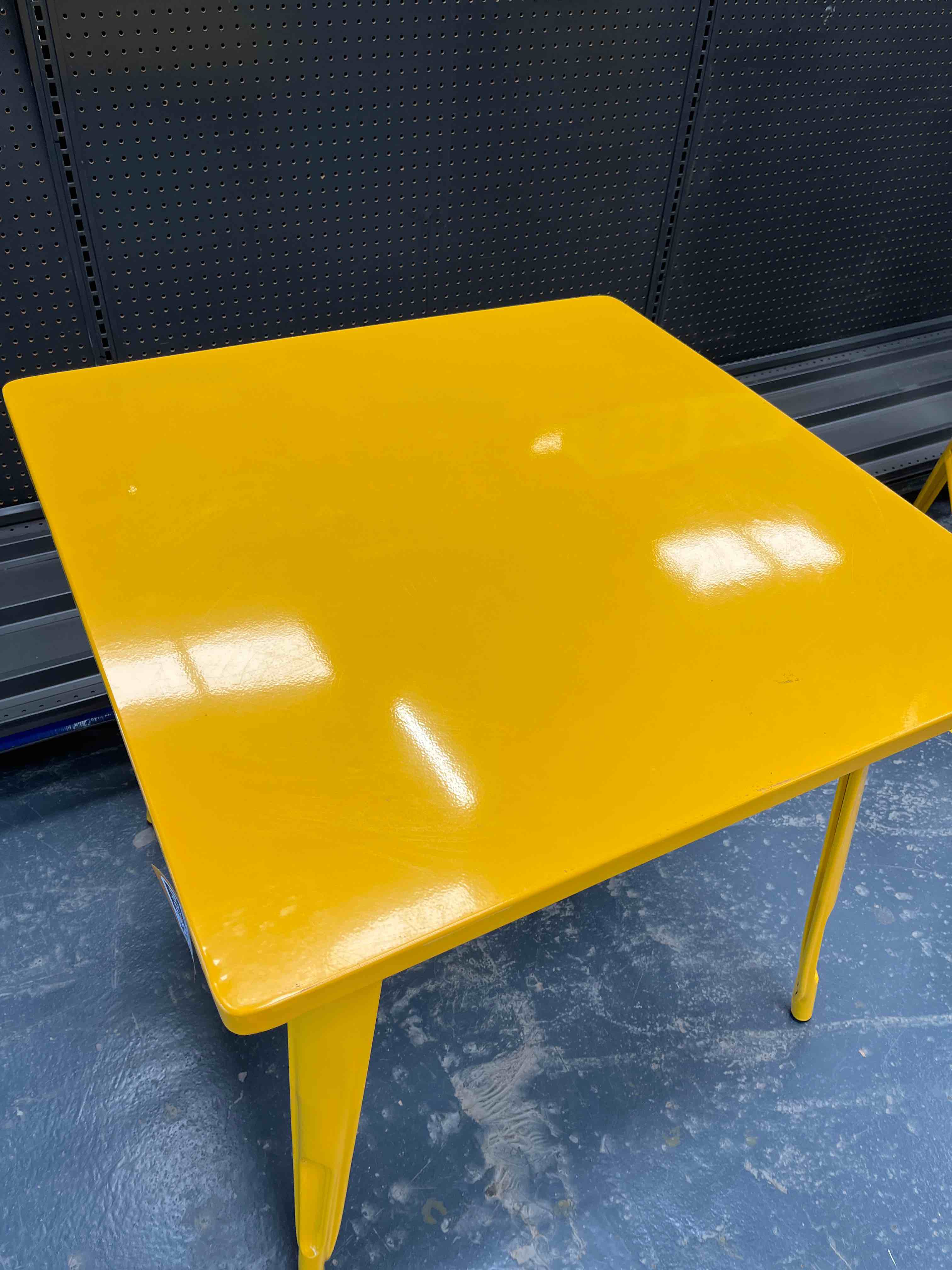 Retro Metal Cafe Table