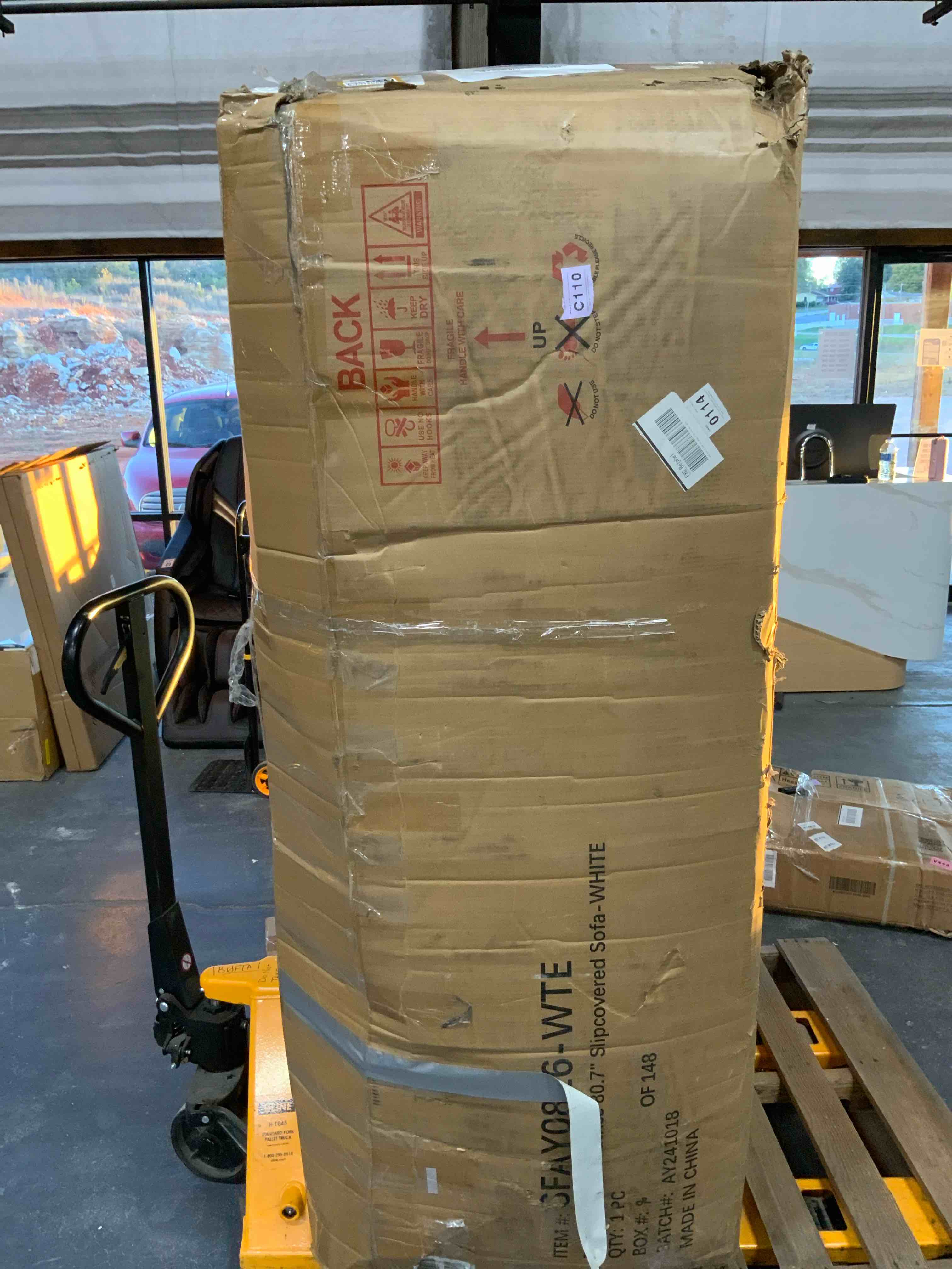 Wimberly 80.5" Slipcovered Sofa