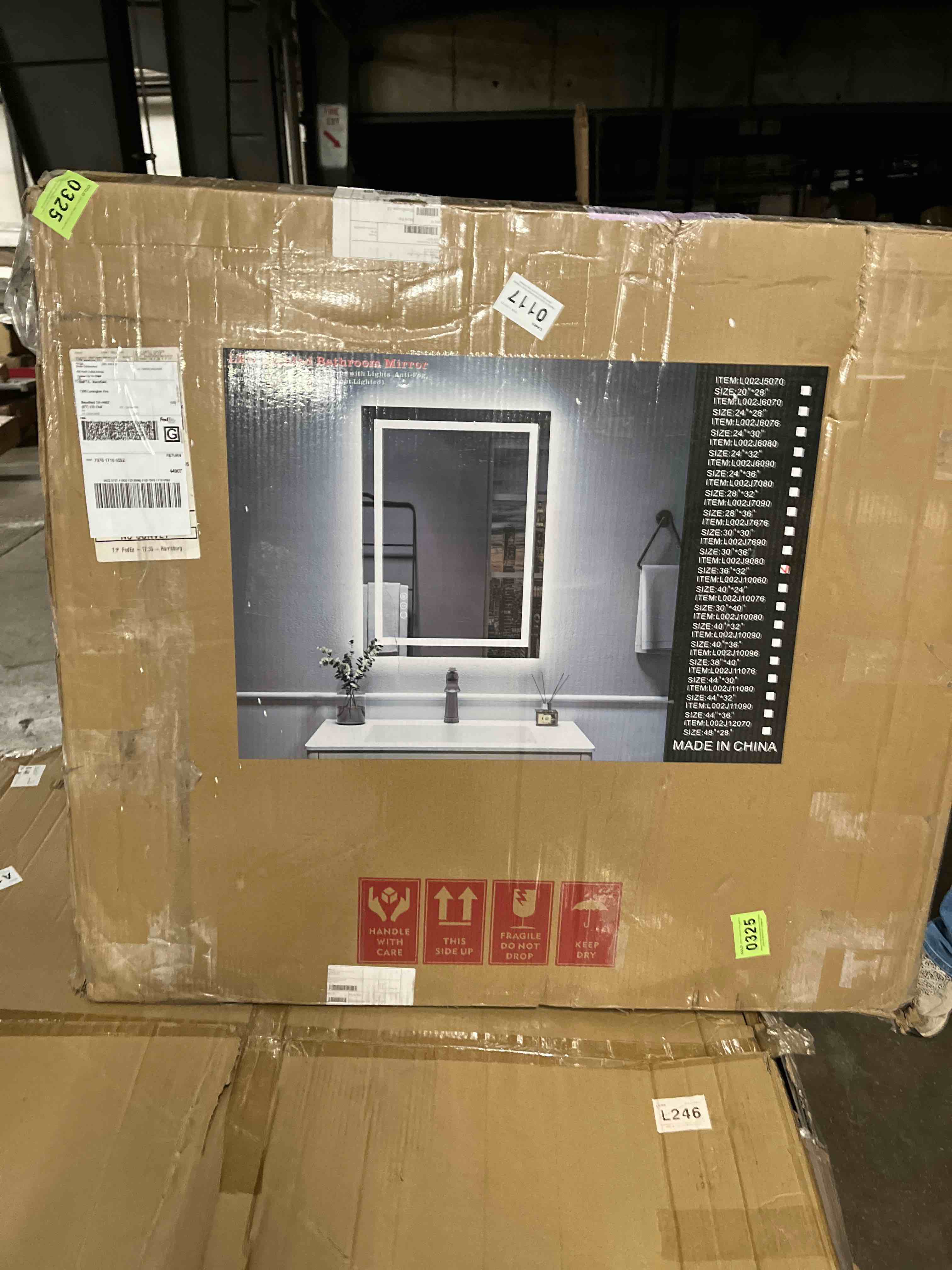 Condition photo showing Good Condition for Aevar UL Certified Front & Back LED Anti-Fog Tempered Glass Bathroom/Vanity Mirror with 3-Year Warranty