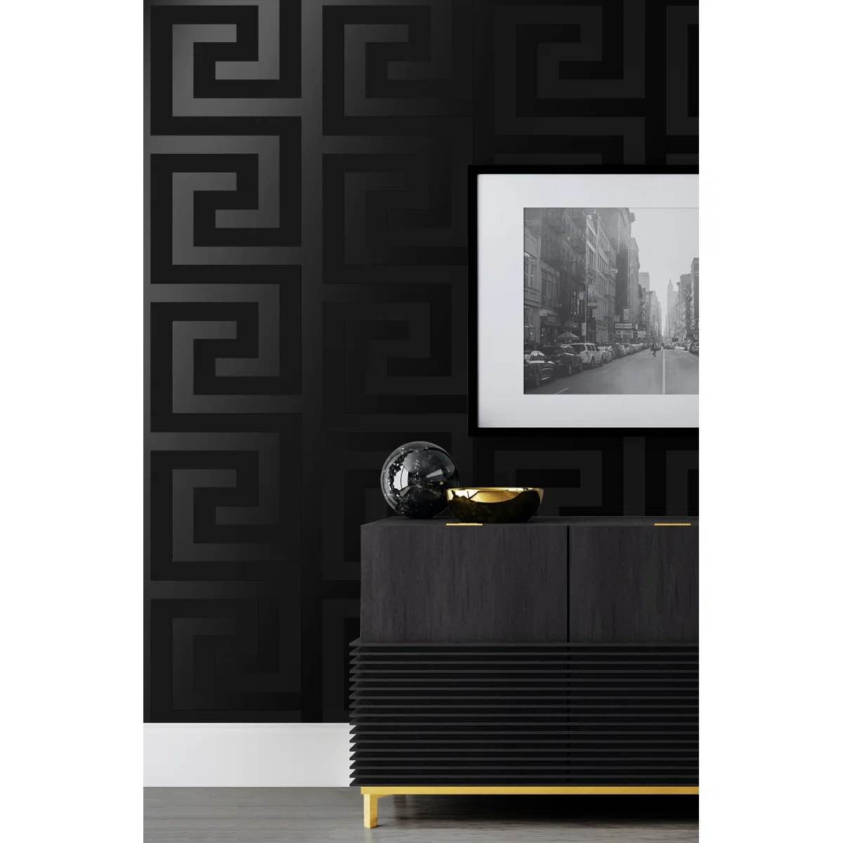 Mercer41 Geometric Maze Peel And Stick Wallpaper