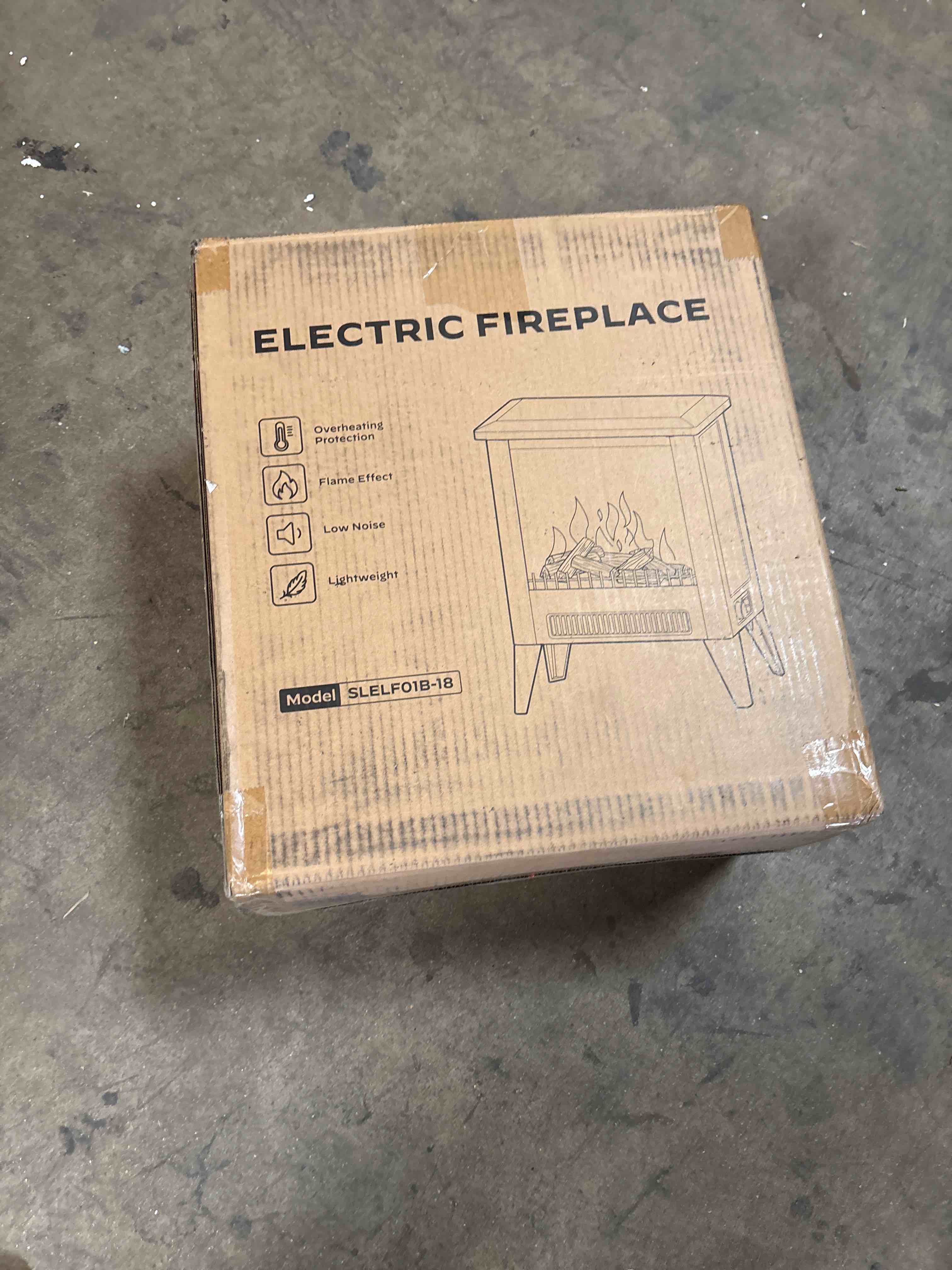 Duraflame Electric Infrared Quartz Fireplace Stove with 3D Flame Effect, Black